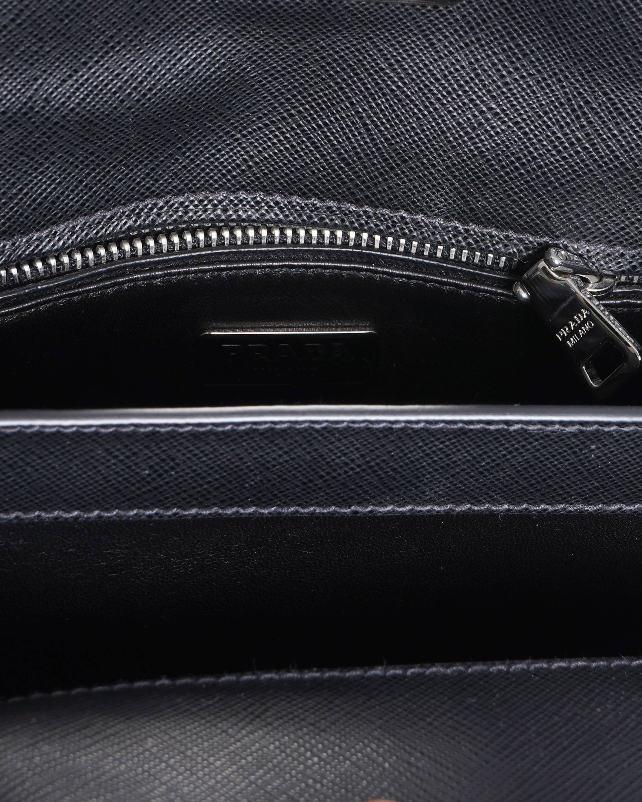 Prada Saffiano Stampato Mini Crossbody Bag