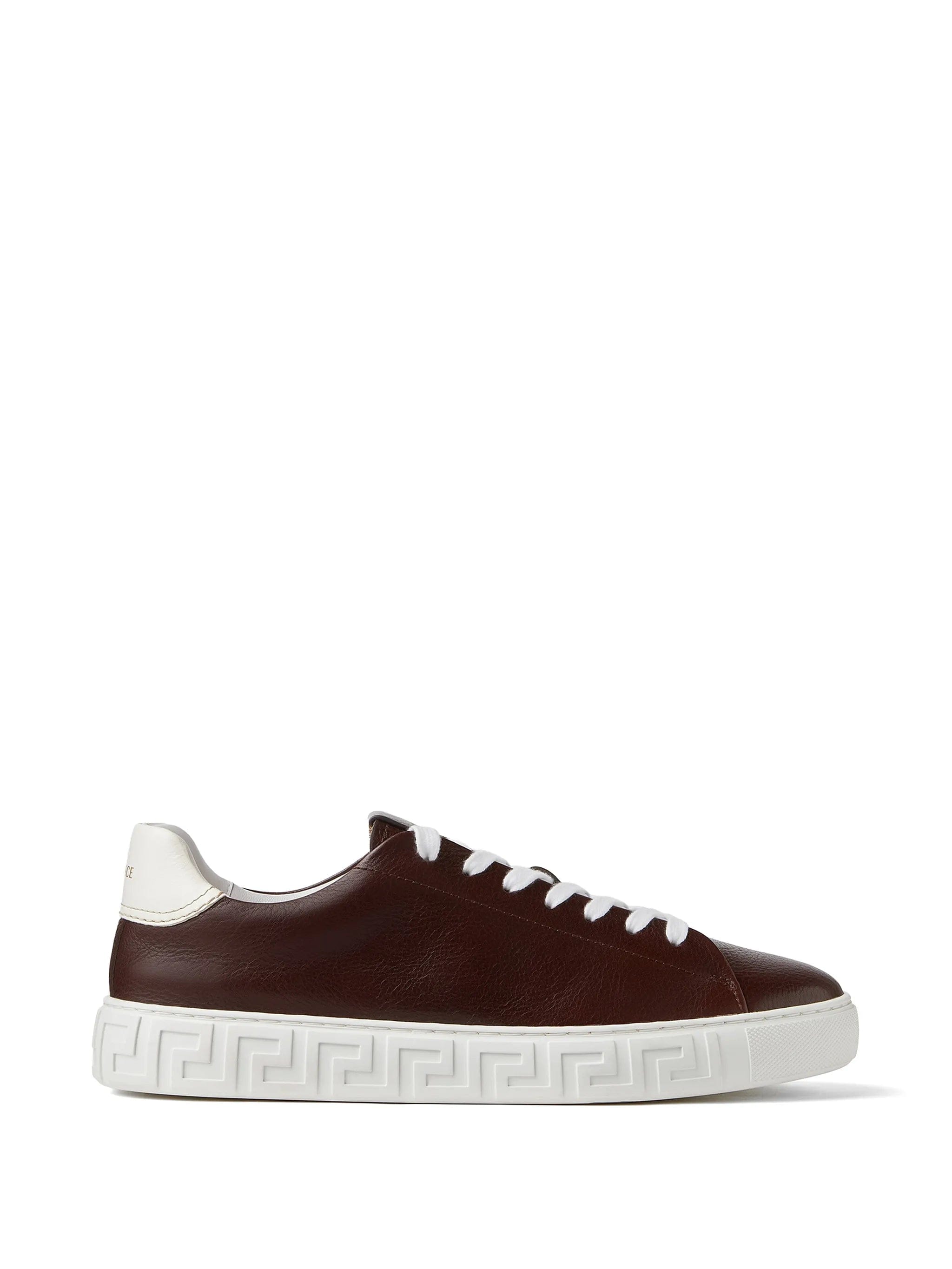 Versace Greca leather sneakers