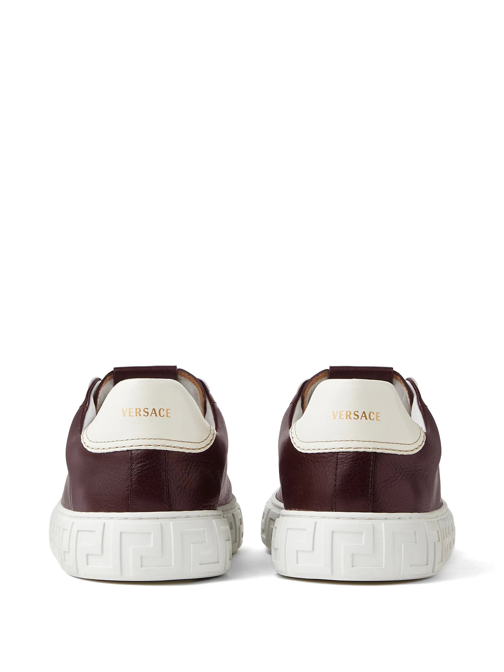 Versace Greca leather sneakers