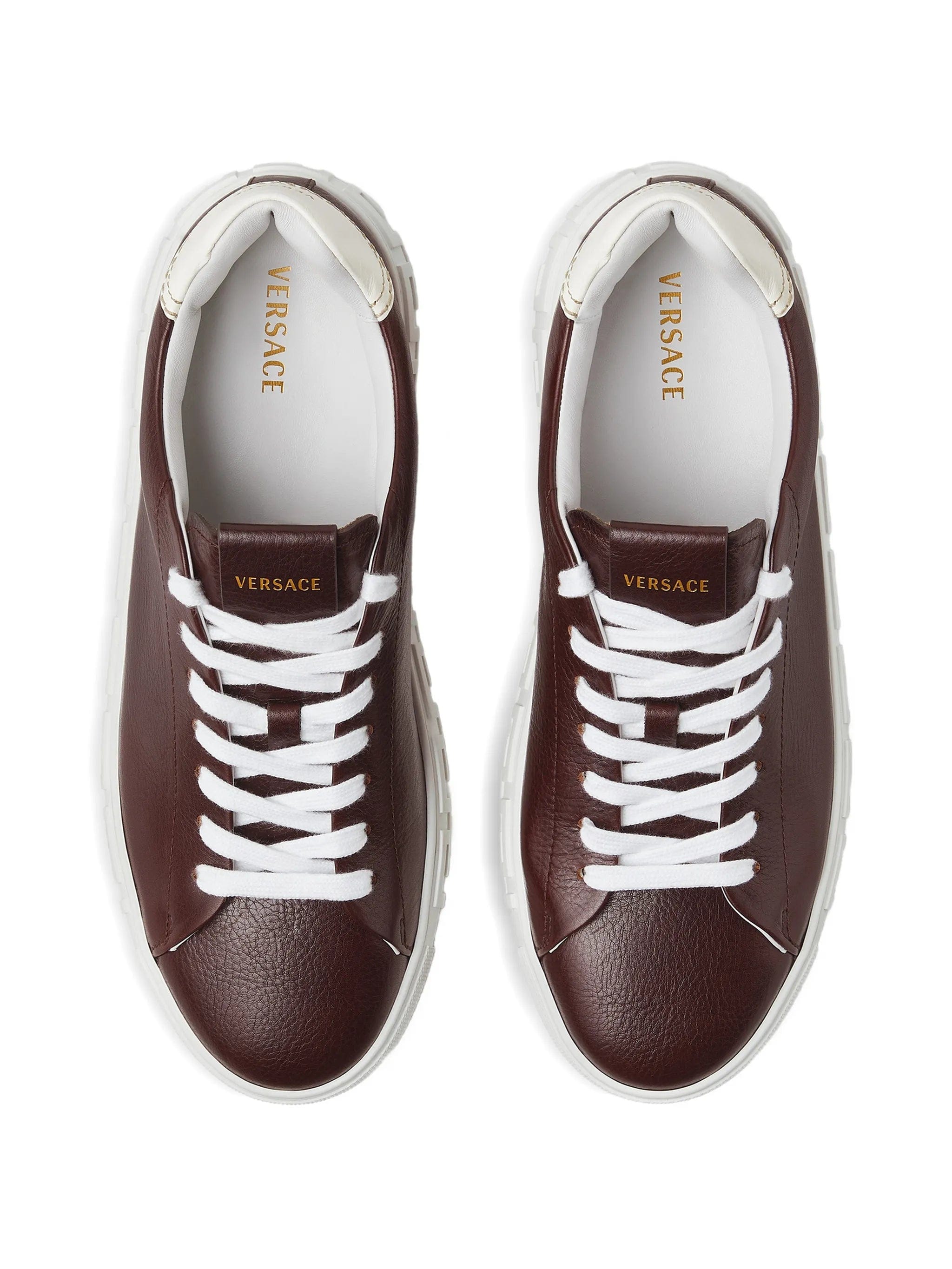 Versace Greca leather sneakers
