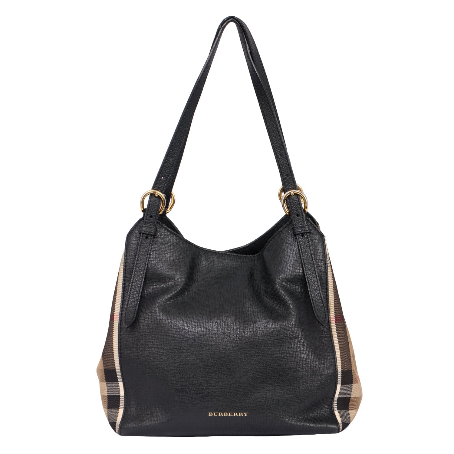 BURBERRY CANTERBURY HOUSE CHECK TOTE BAG