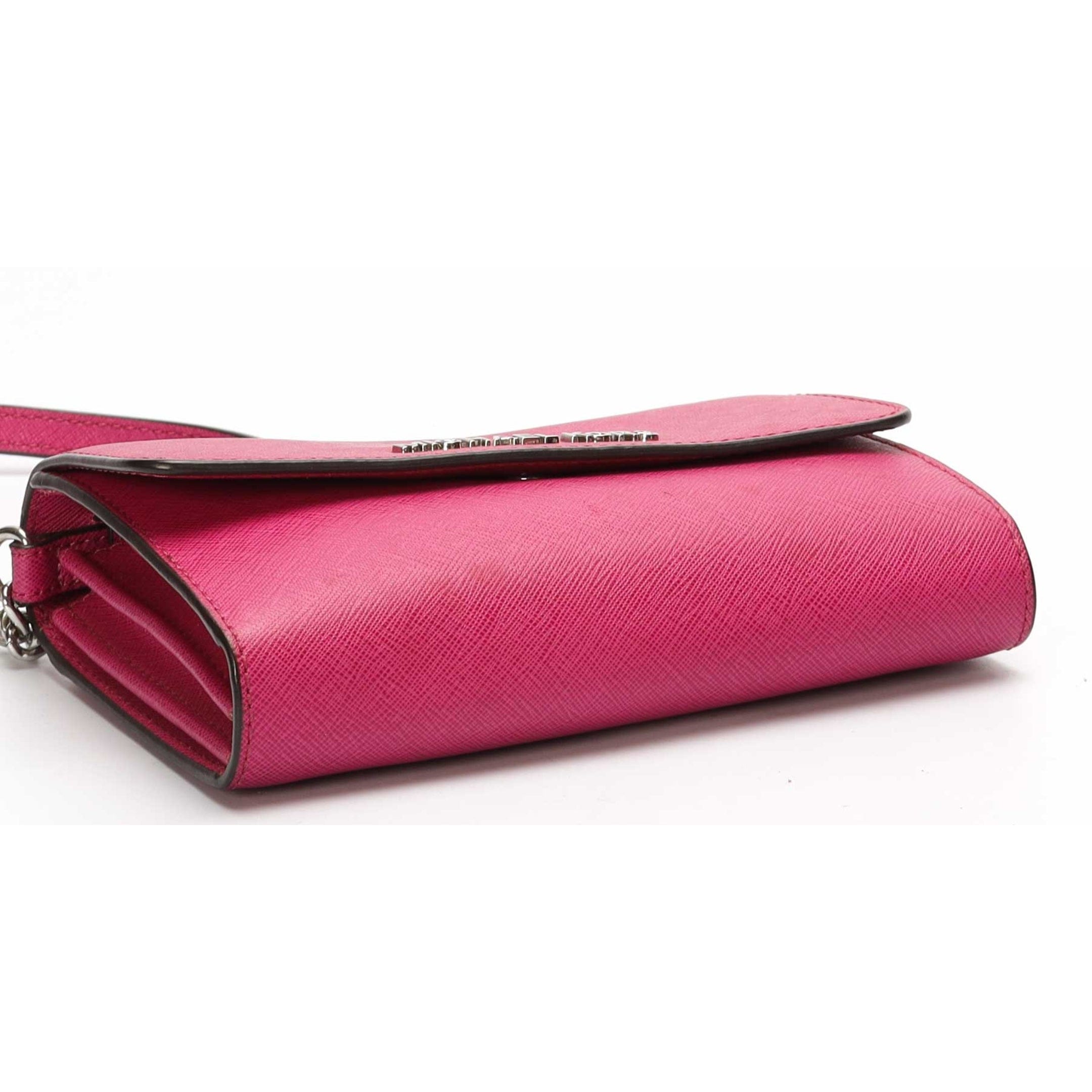 Michael Kors Pink Jet Set Chain Crossbody Bag