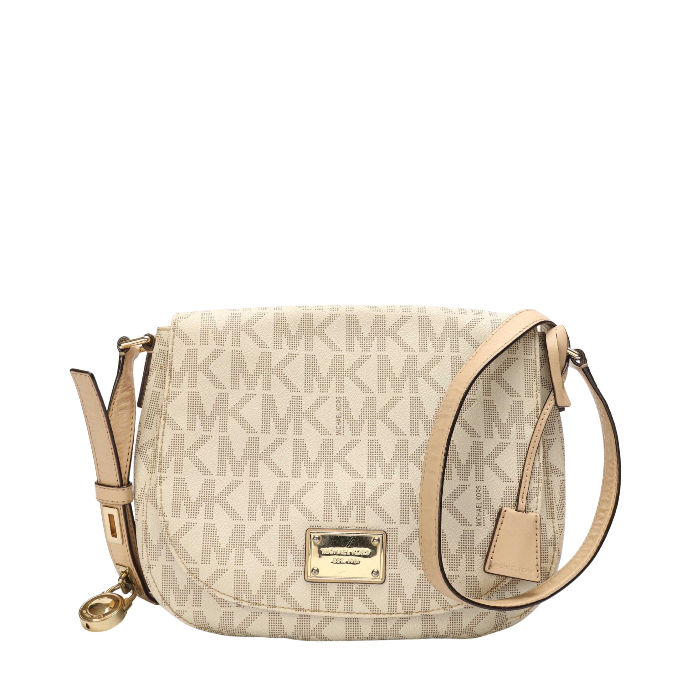 Michael Kors Vanilla Logo Crossbody Bag