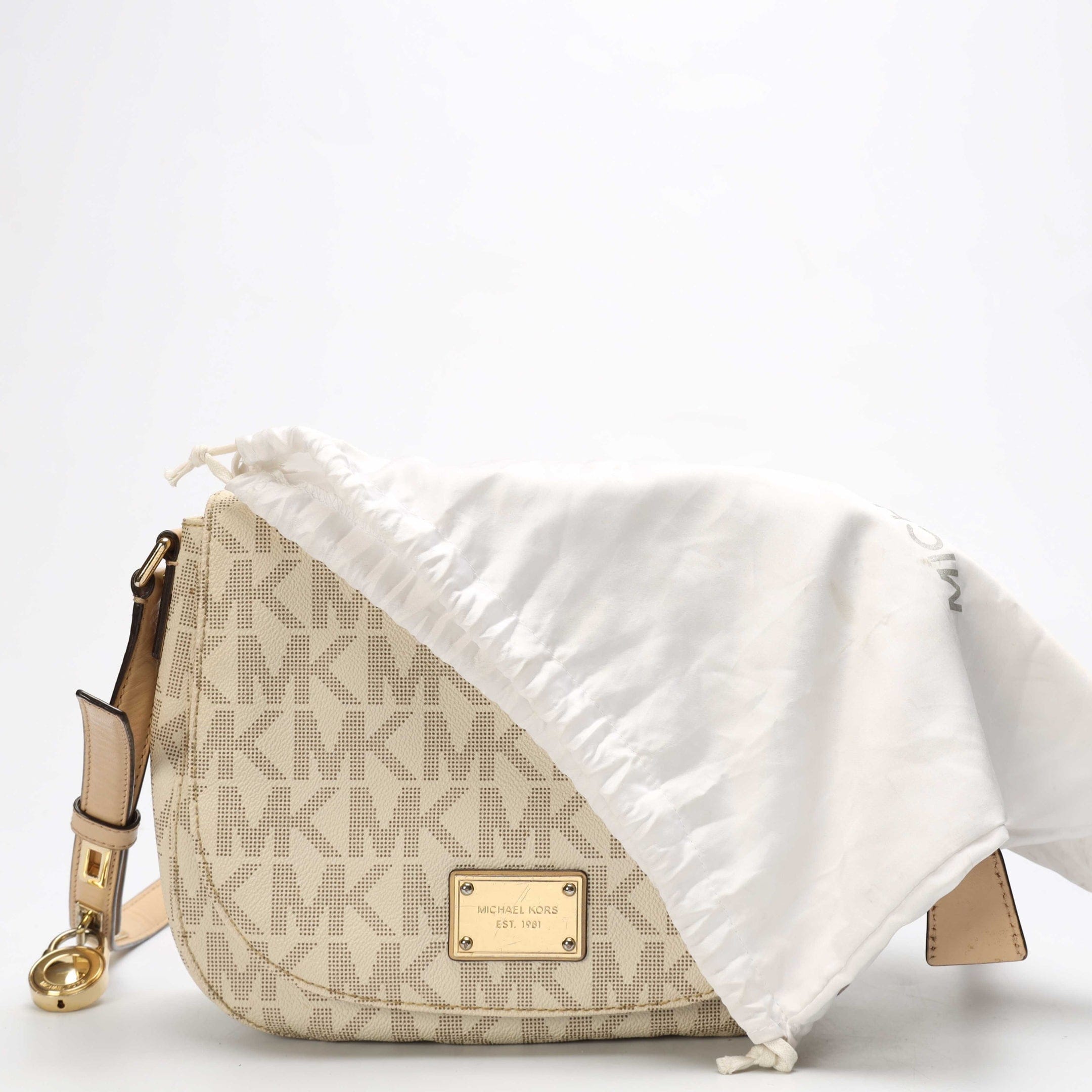 Michael Kors Vanilla Logo Crossbody Bag