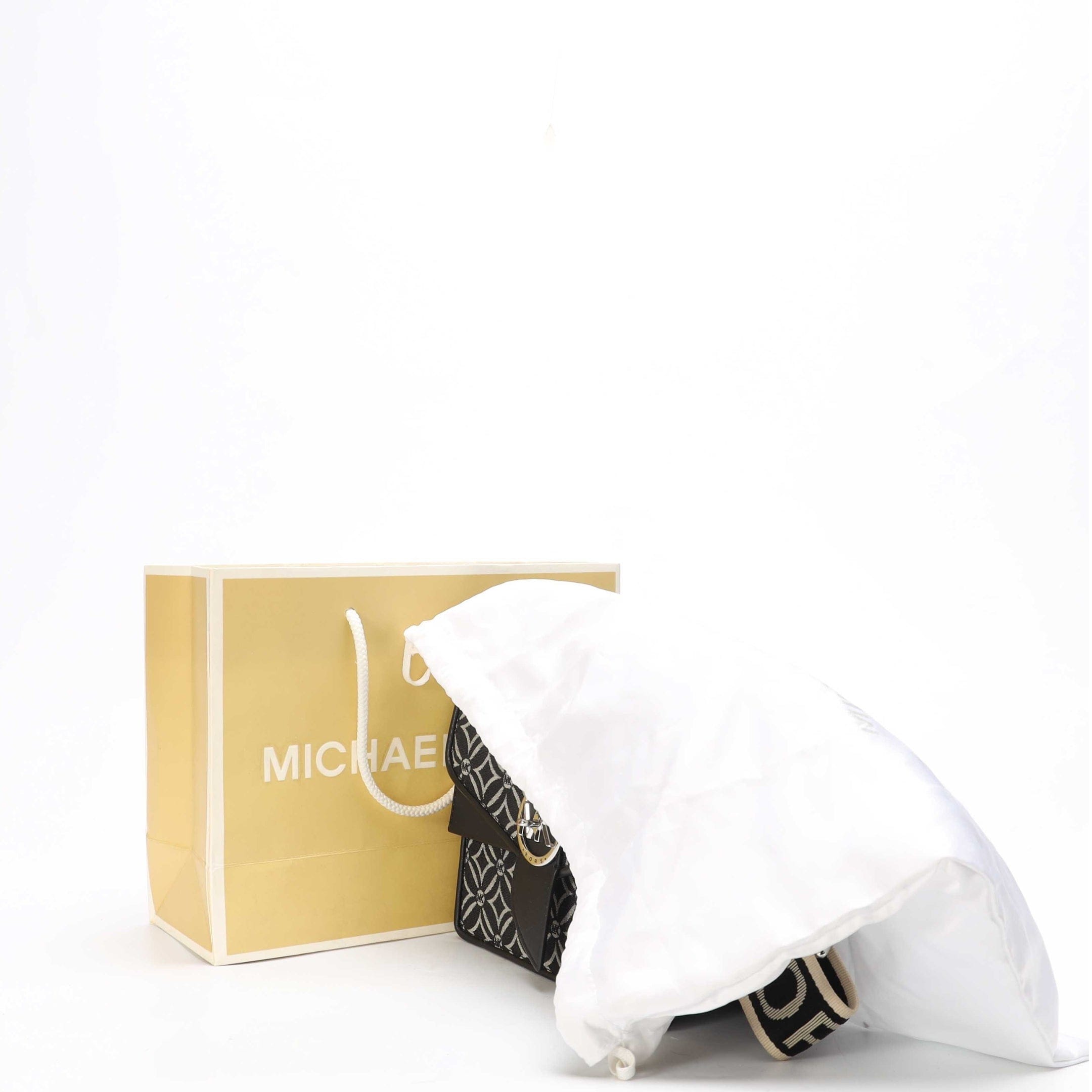Michael Kors Greenwich Logo Jacquard Crossbody Bag