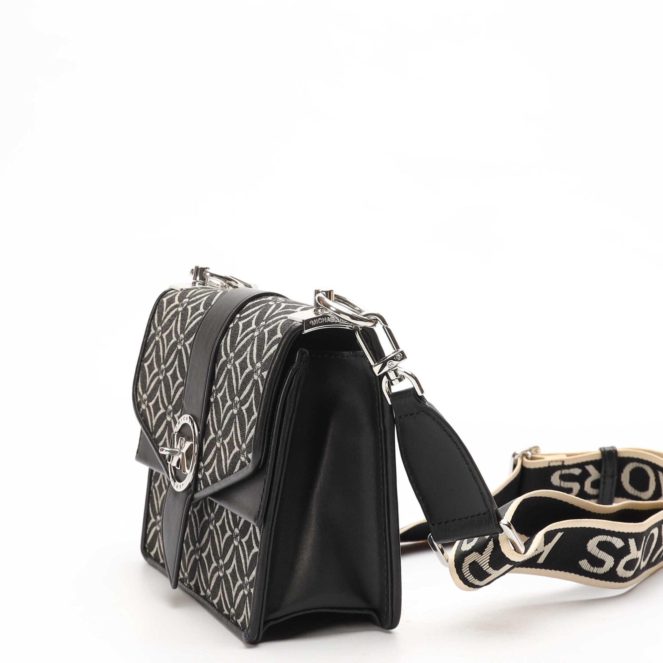 Michael Kors Greenwich Logo Jacquard Crossbody Bag