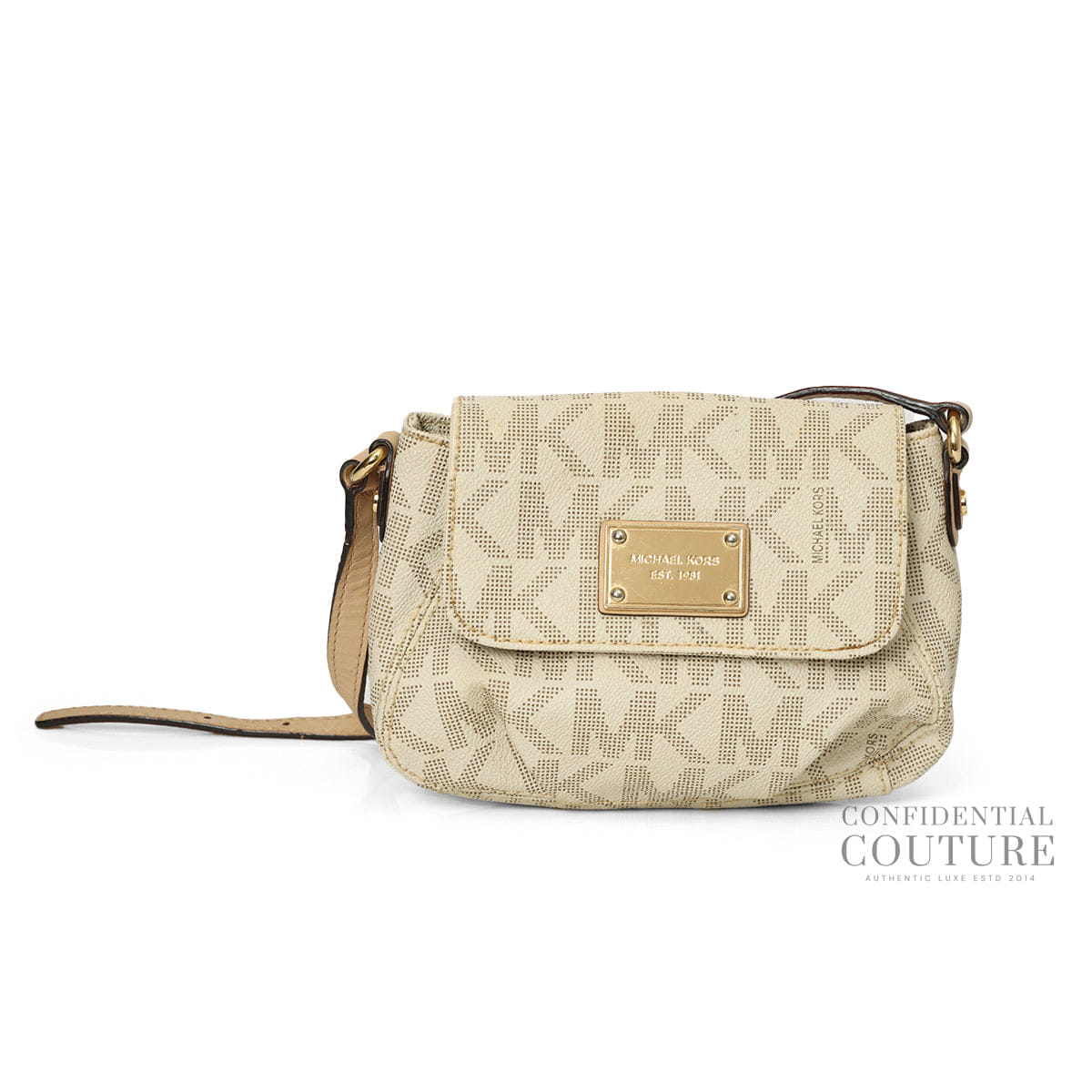 Michael Kors Lydia Small Signature Logo Crossbody Bag