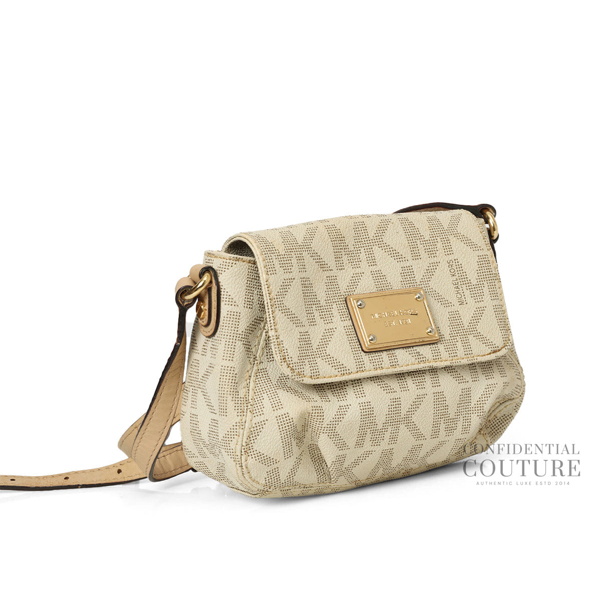 Michael Kors Lydia Small Signature Logo Crossbody Bag