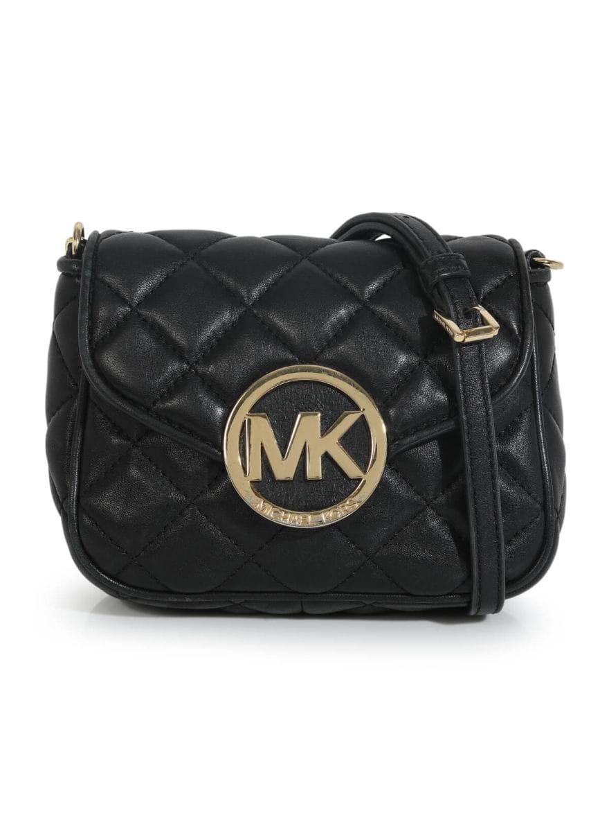 Michael Kors Fulton Quilted Black Crossbody Bag