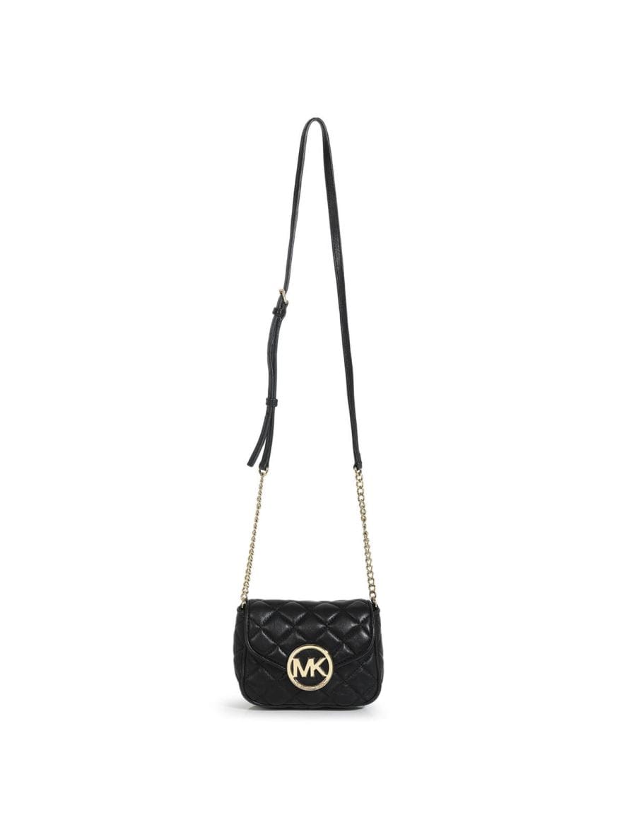 Michael Kors Fulton Quilted Black Crossbody Bag