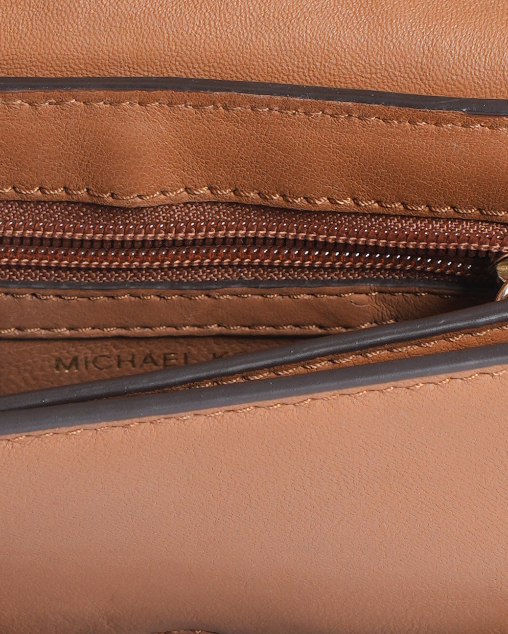 Michael Kors MK Small Fringed Leather Saddle Bag