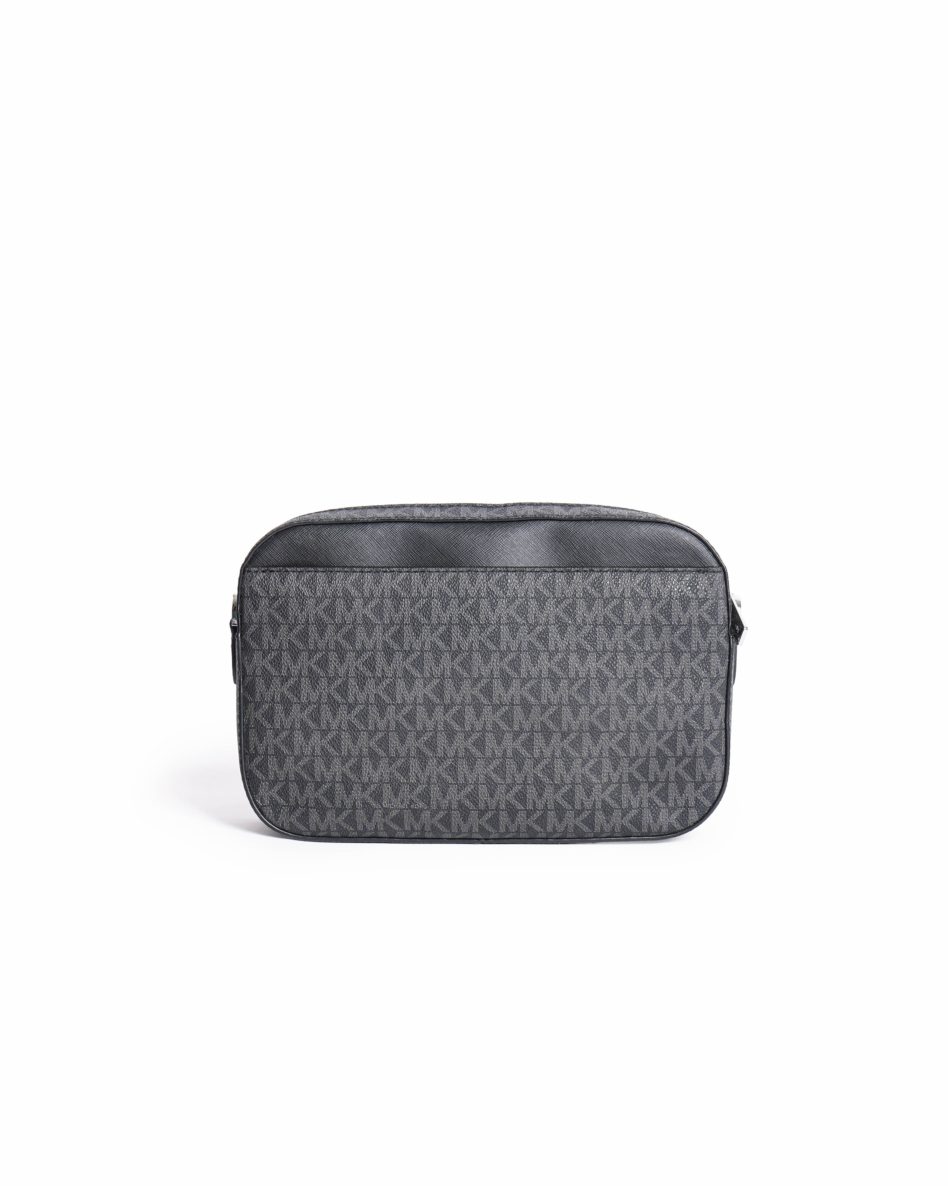 Michael kors jet set monogram camera crossbody bag