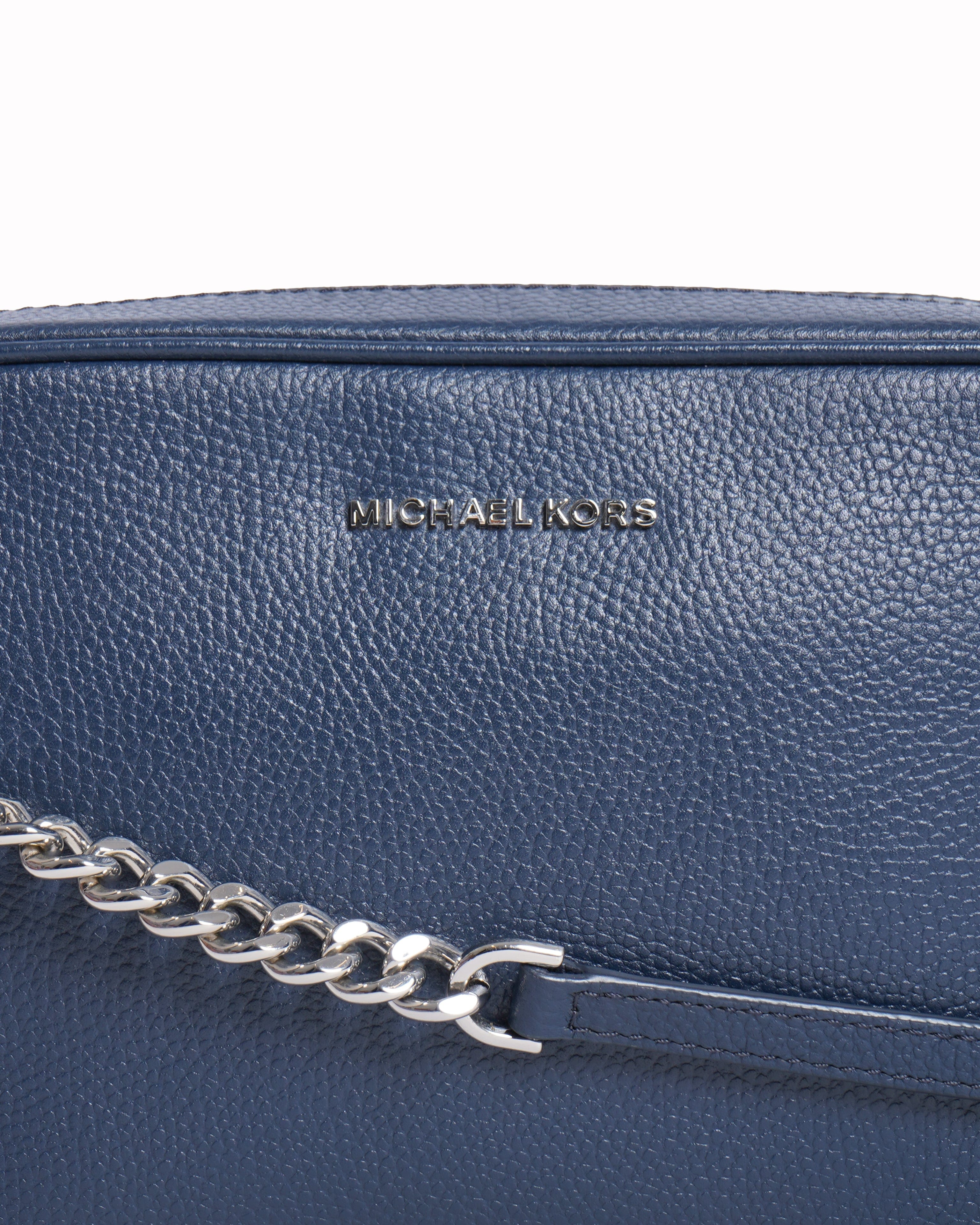 Michael Kors Rectangular Crossbody Bag In Ink Blue