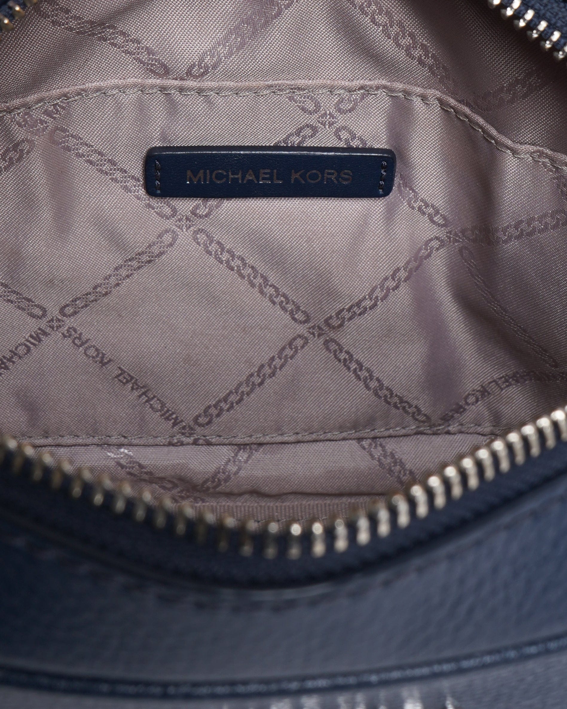 Michael Kors Rectangular Crossbody Bag In Ink Blue