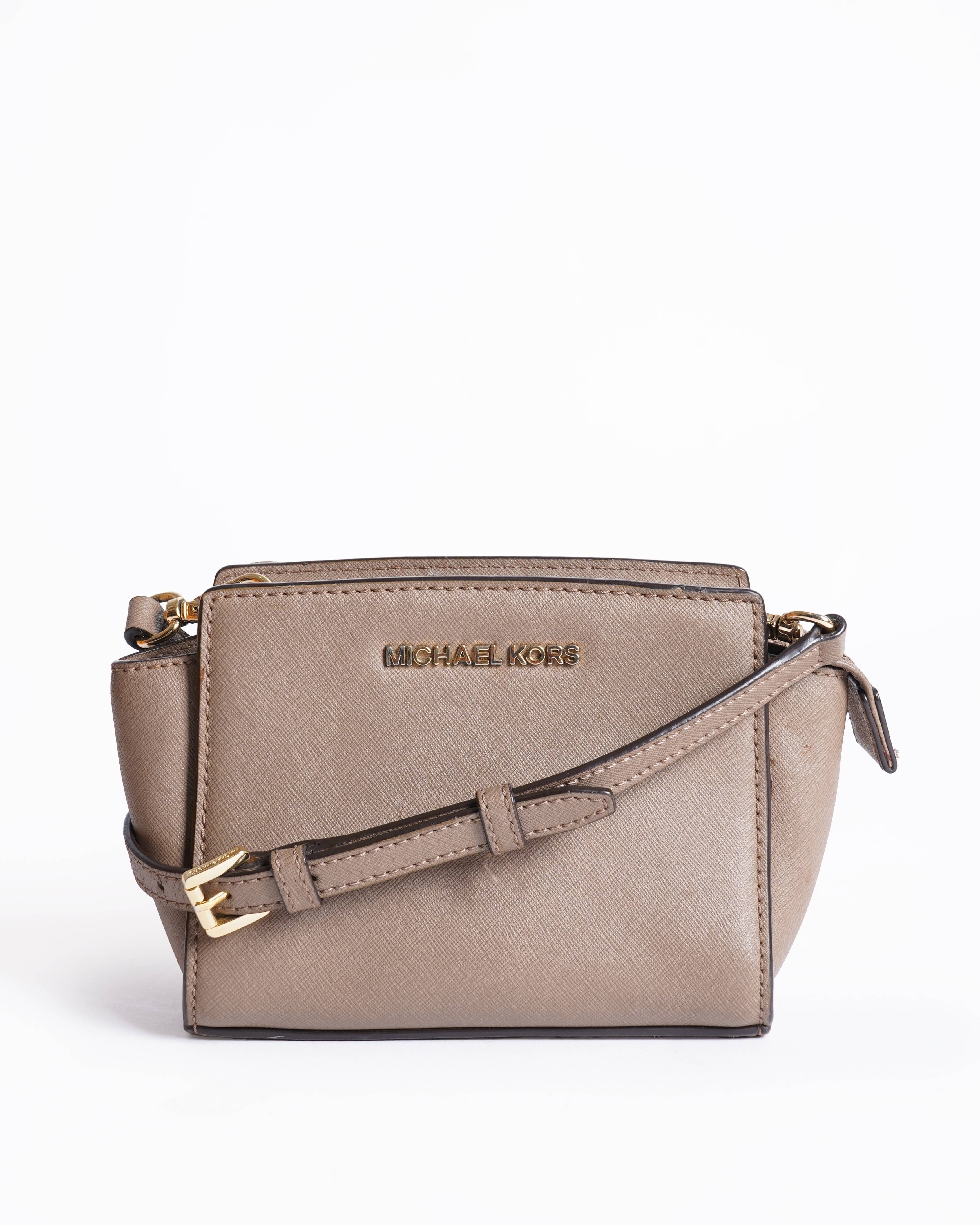 Michael kors Leather Mini Selma Crossbody bag