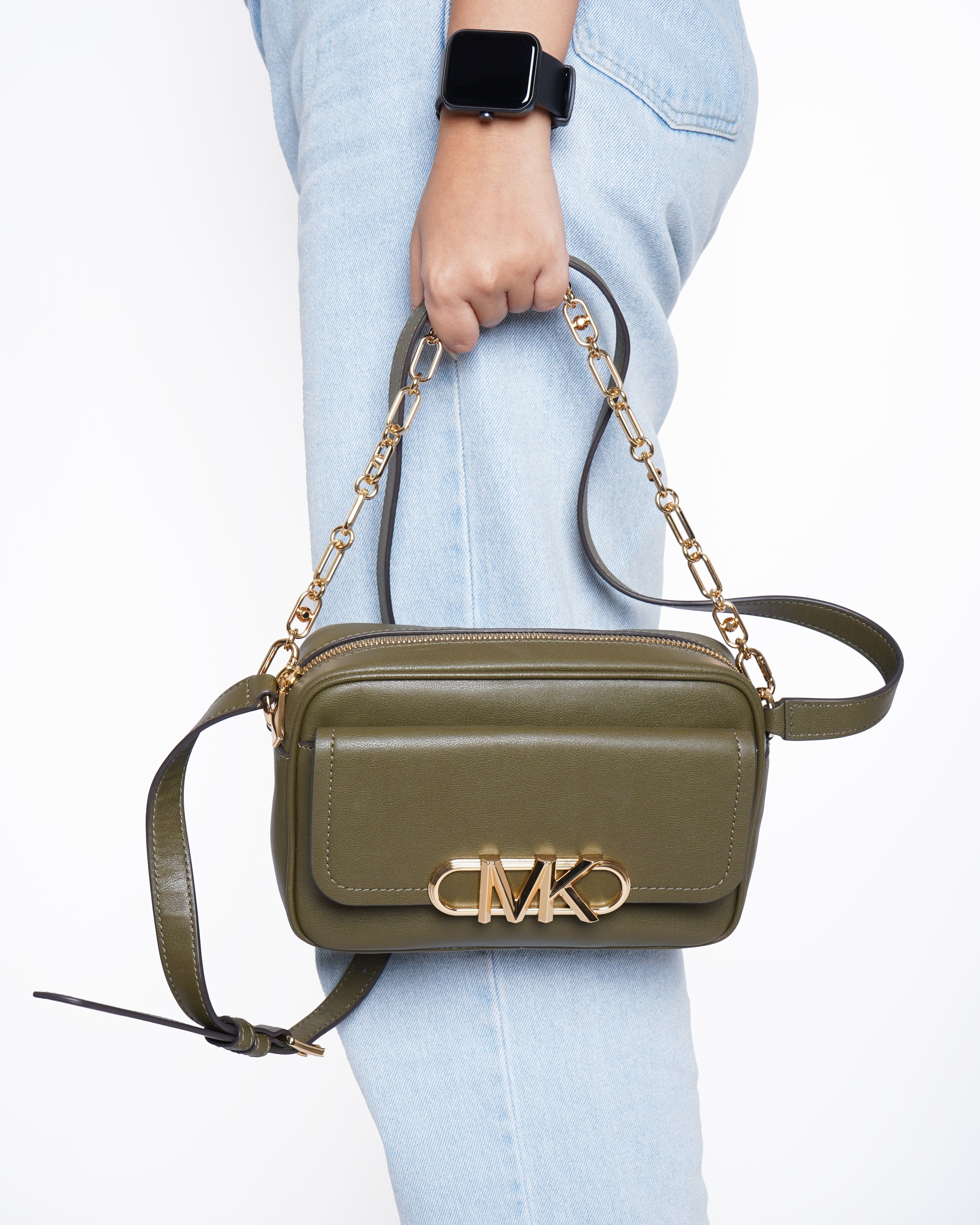 Michael Kors New Michael kors parker medium leather crossbody bag