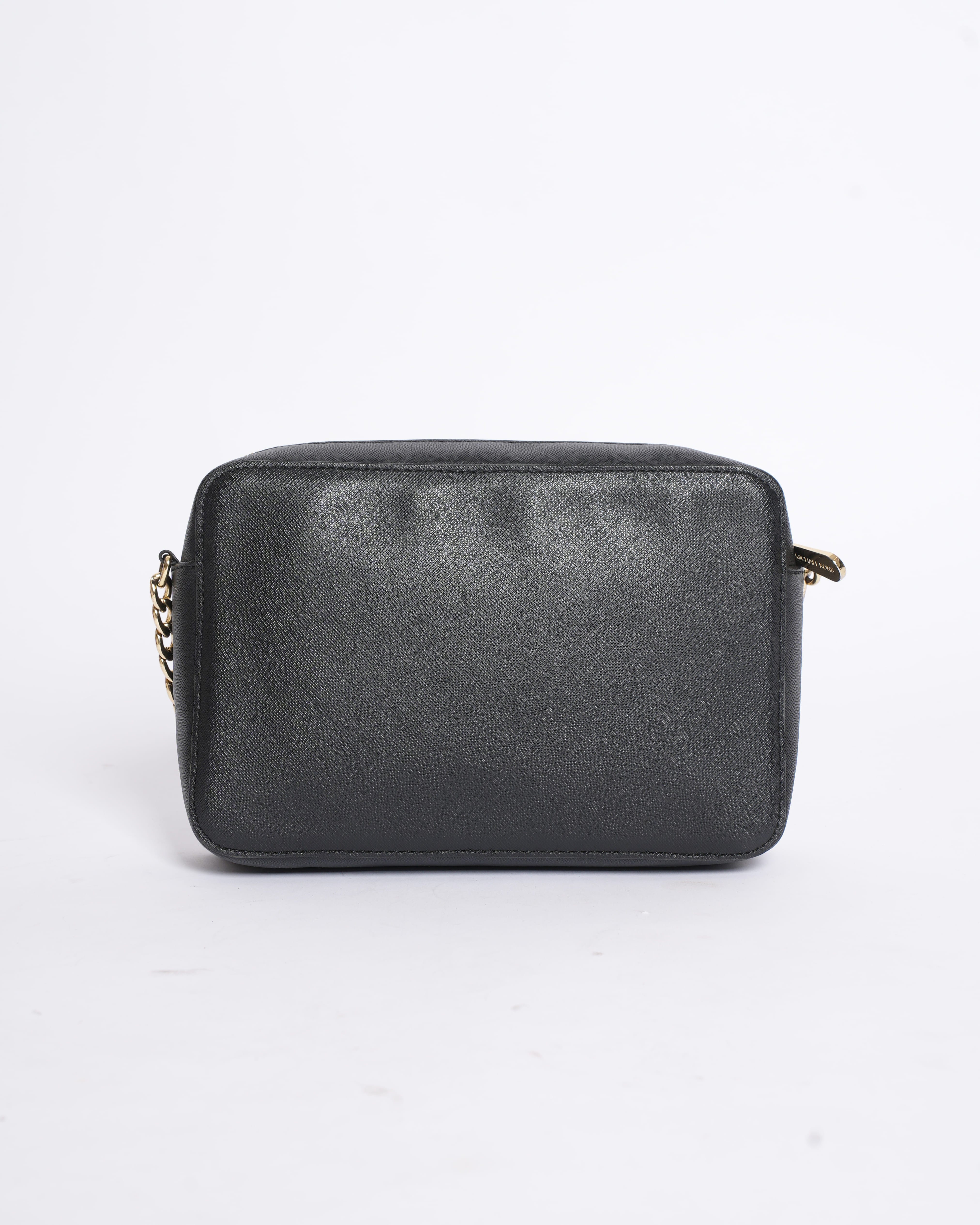 Michael Kors Jet Set Crossbody In Black