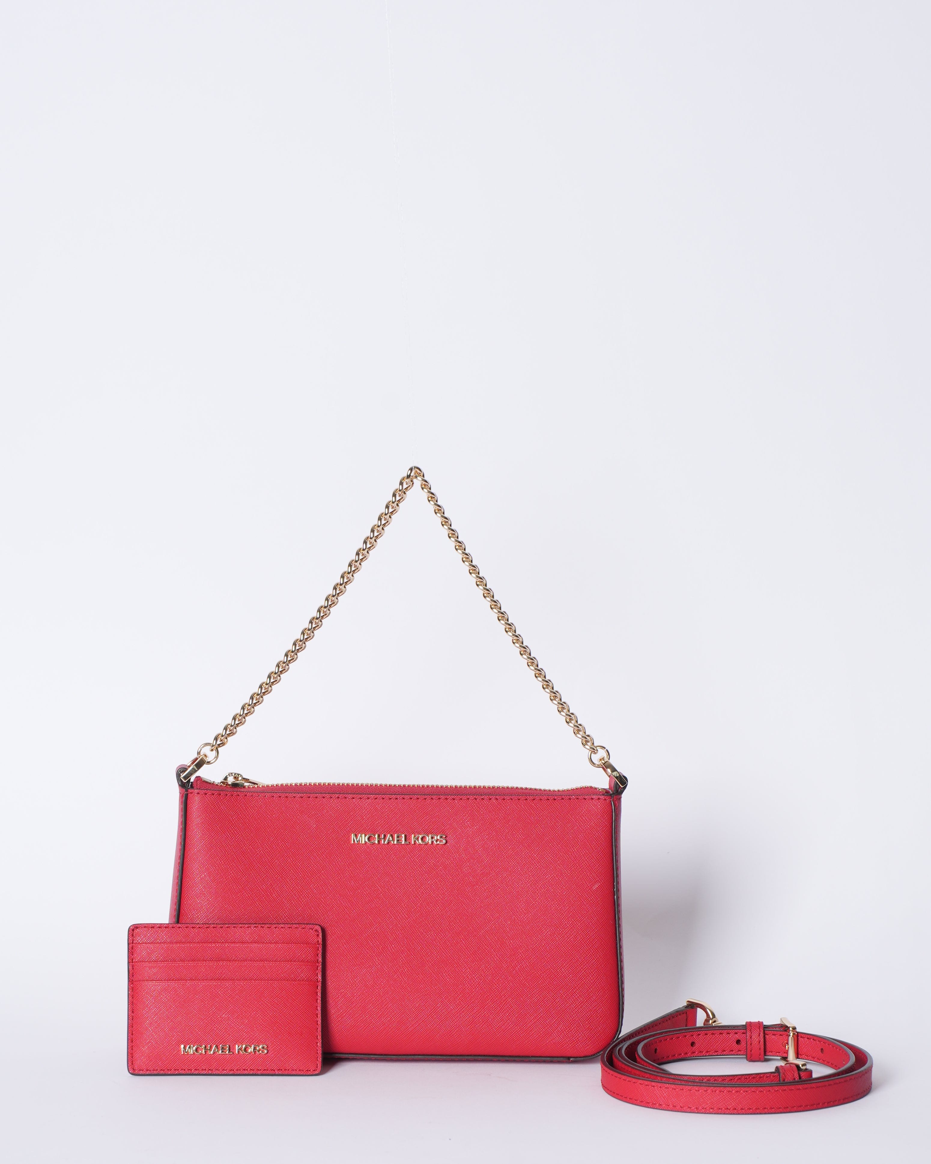 Michael Kors MK Red Crossbody