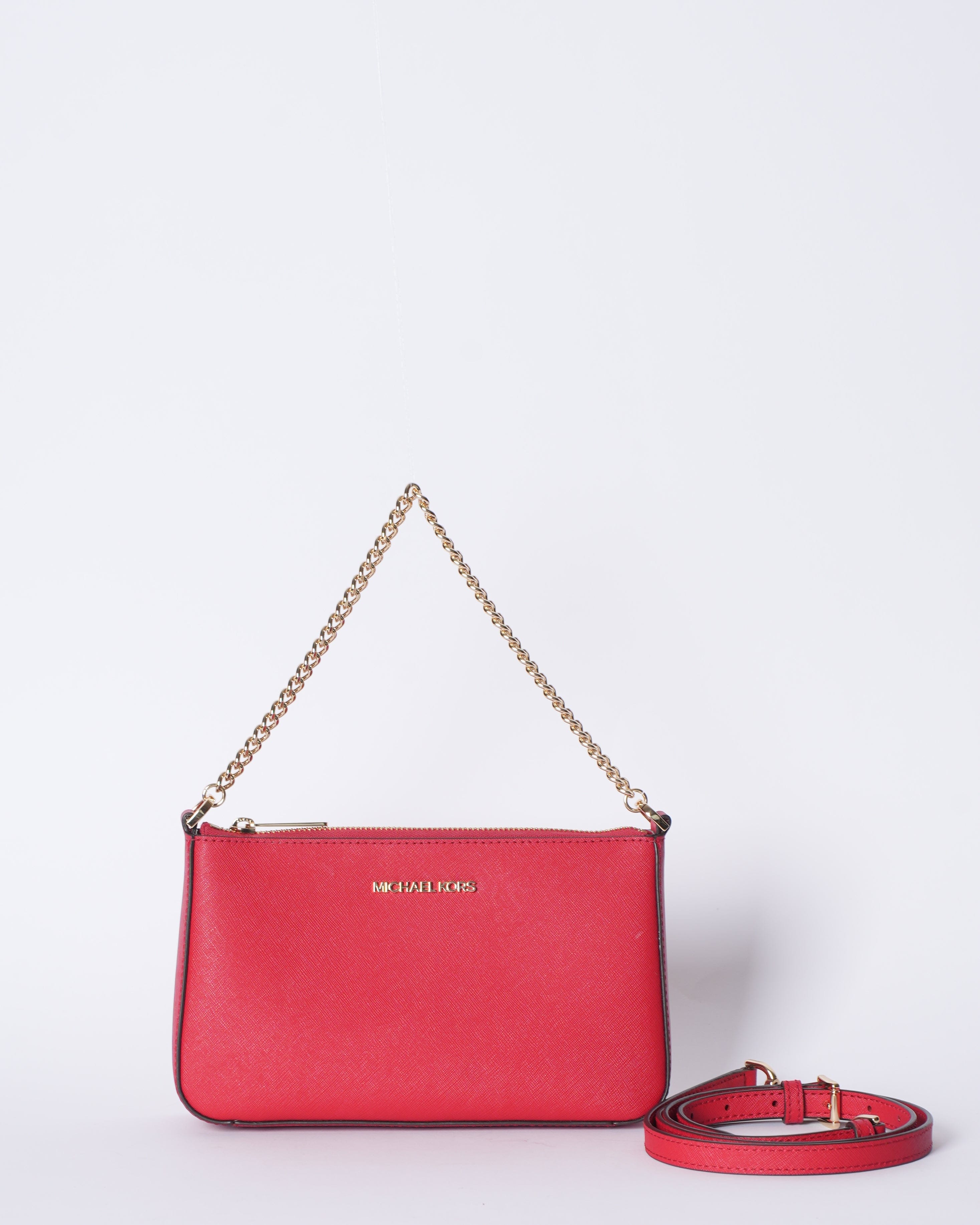 Michael Kors MK Red Crossbody