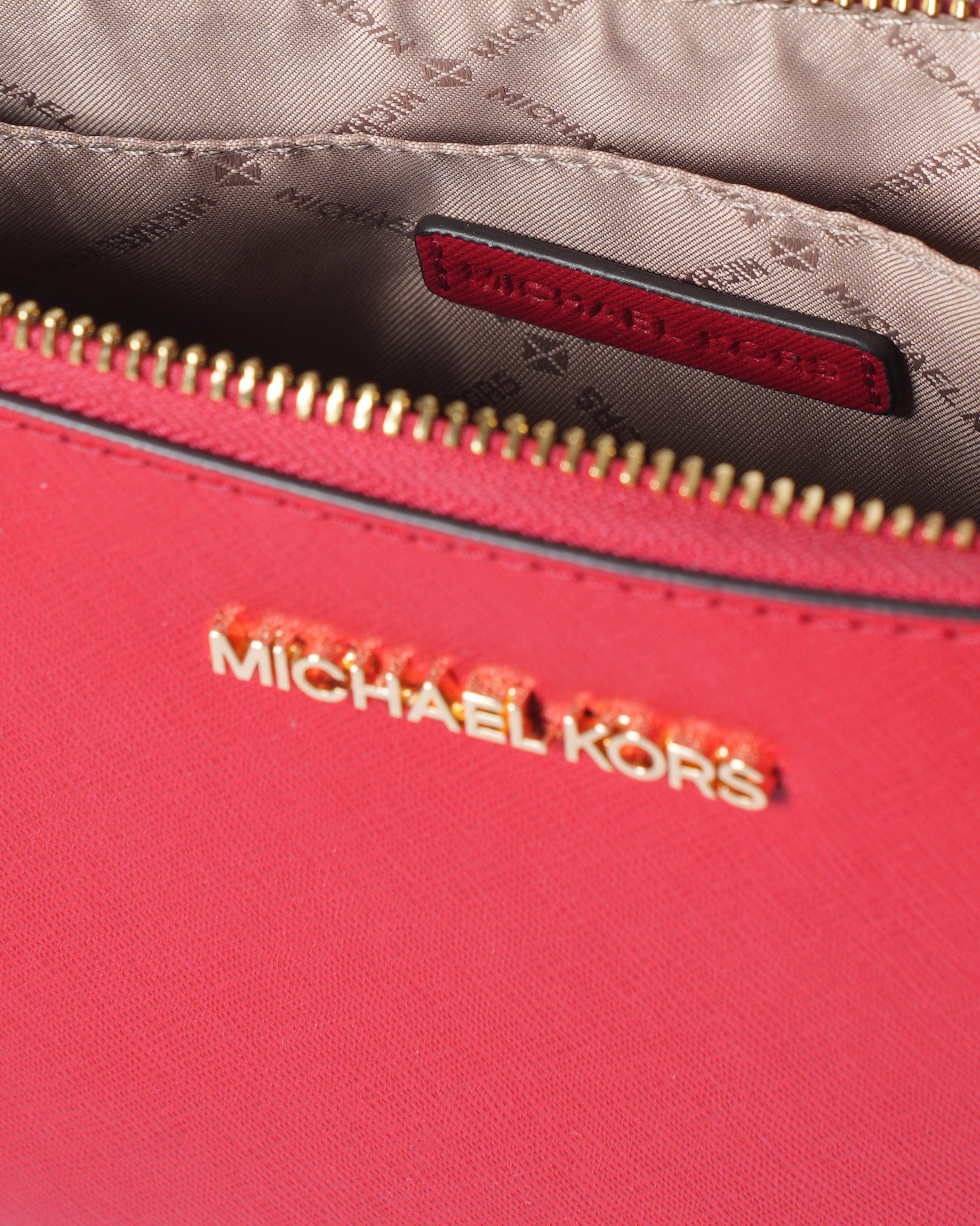 Michael Kors MK Red Crossbody