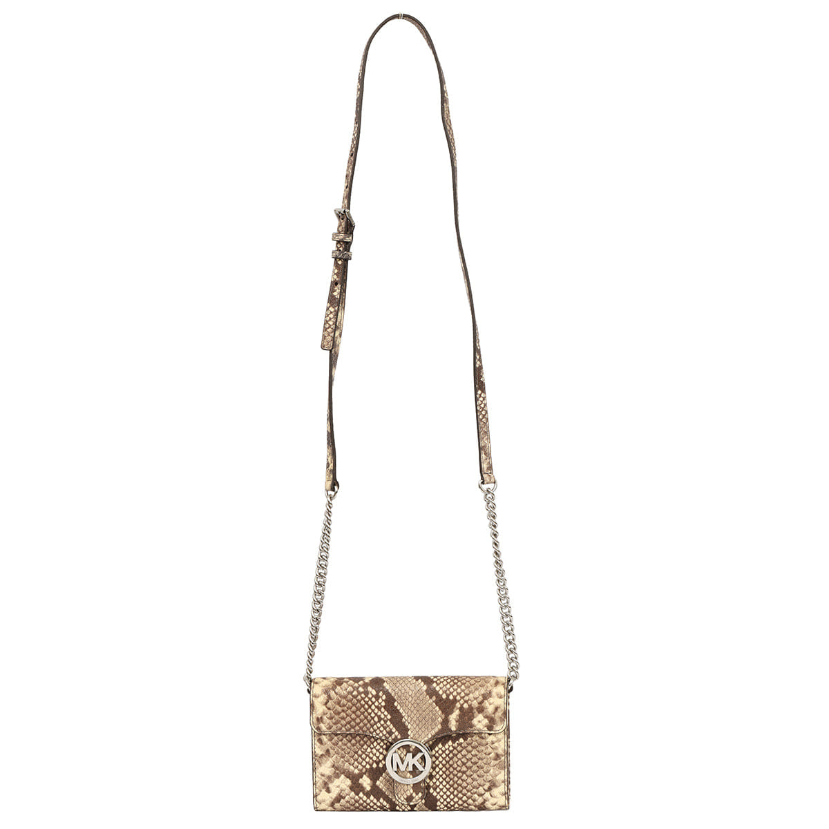 MICHAEL KORS PYTHON EMBOSSED VANA CROSSBODY BAG