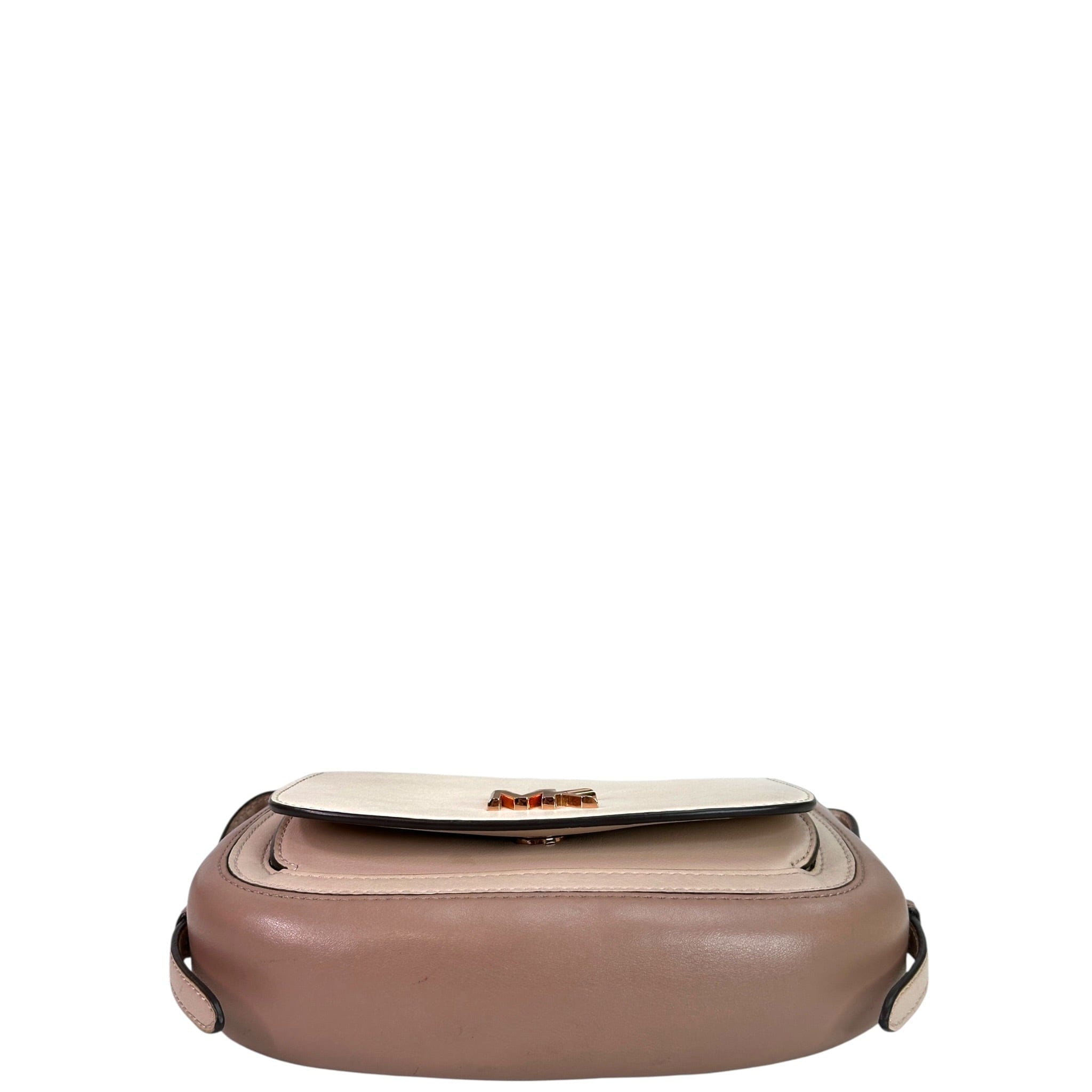 Michael Kors Jolene Saddle Crossbody bag Small Tri - Color Leather