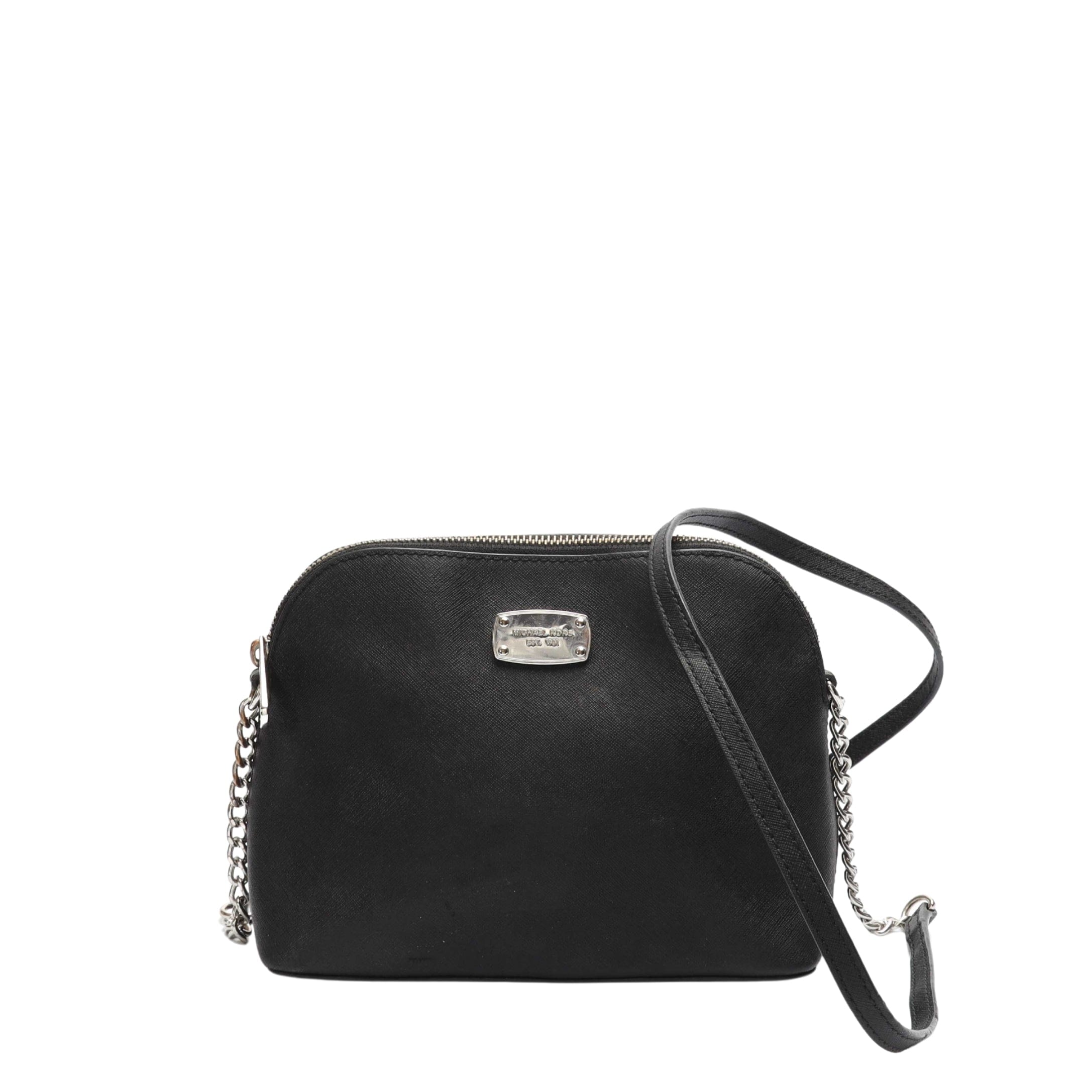 Michael Kors Black Jet Set Dome Crossbody Bag