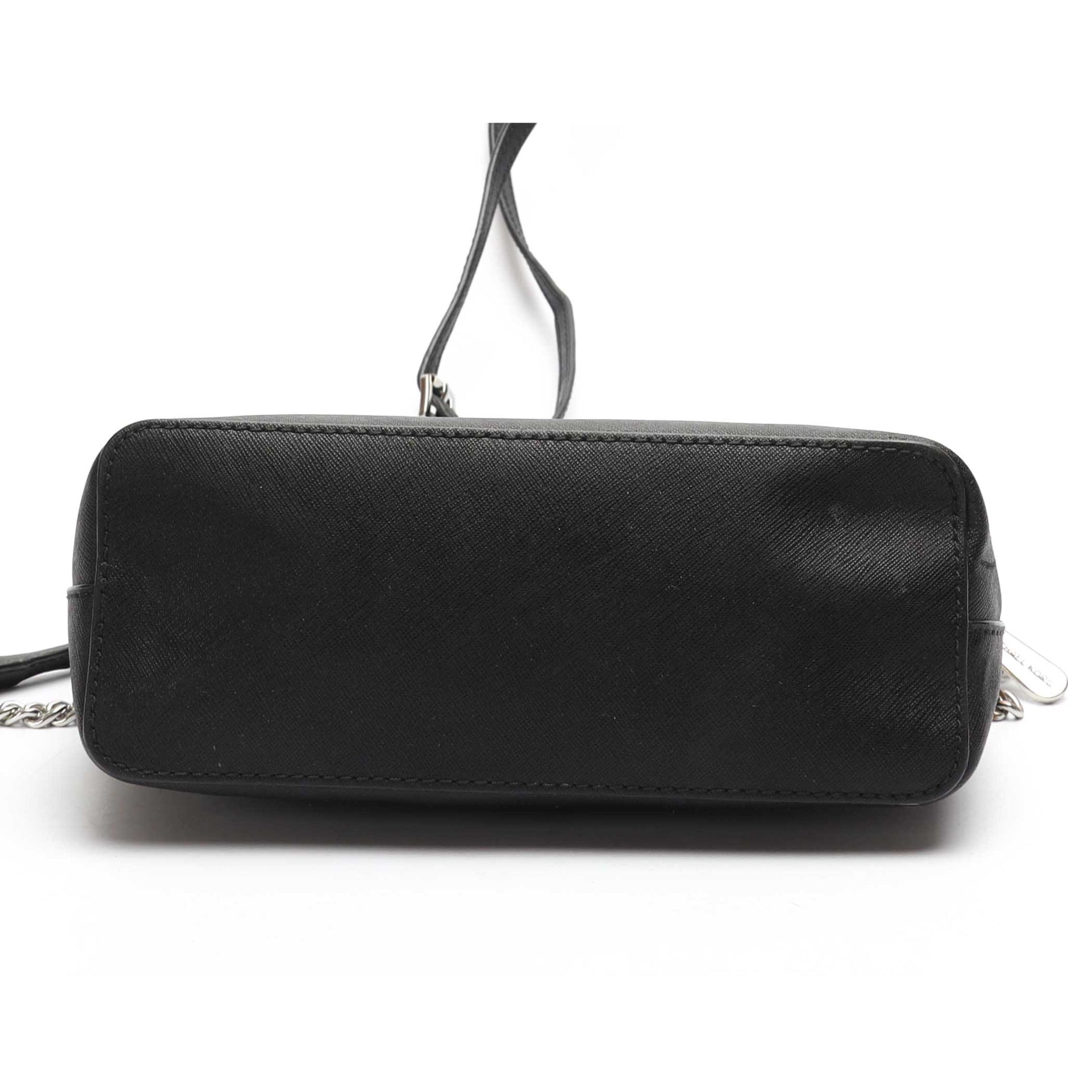 Michael Kors Black Jet Set Dome Crossbody Bag