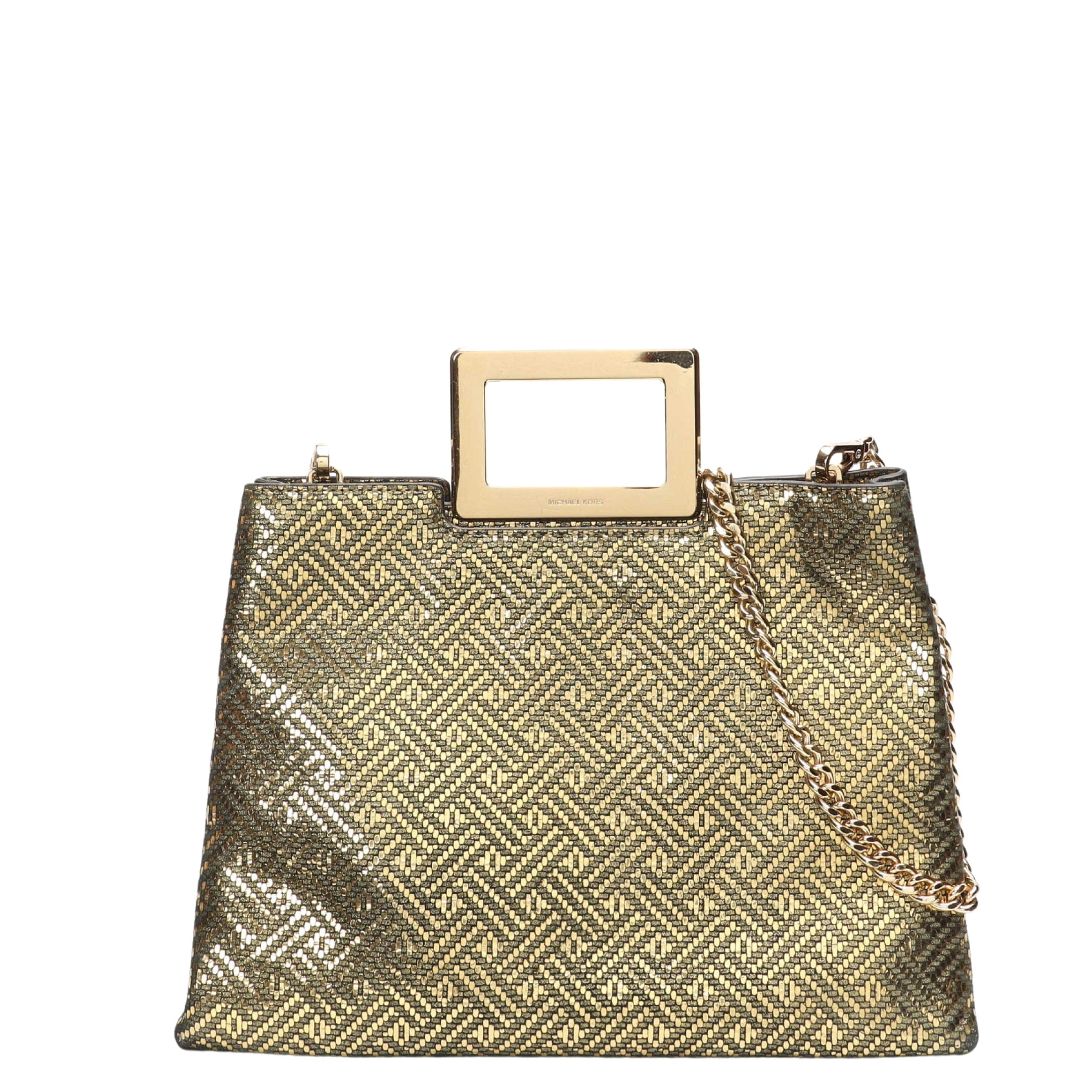 Michael Kors Kristen Gold Chain Crossbody Satchel