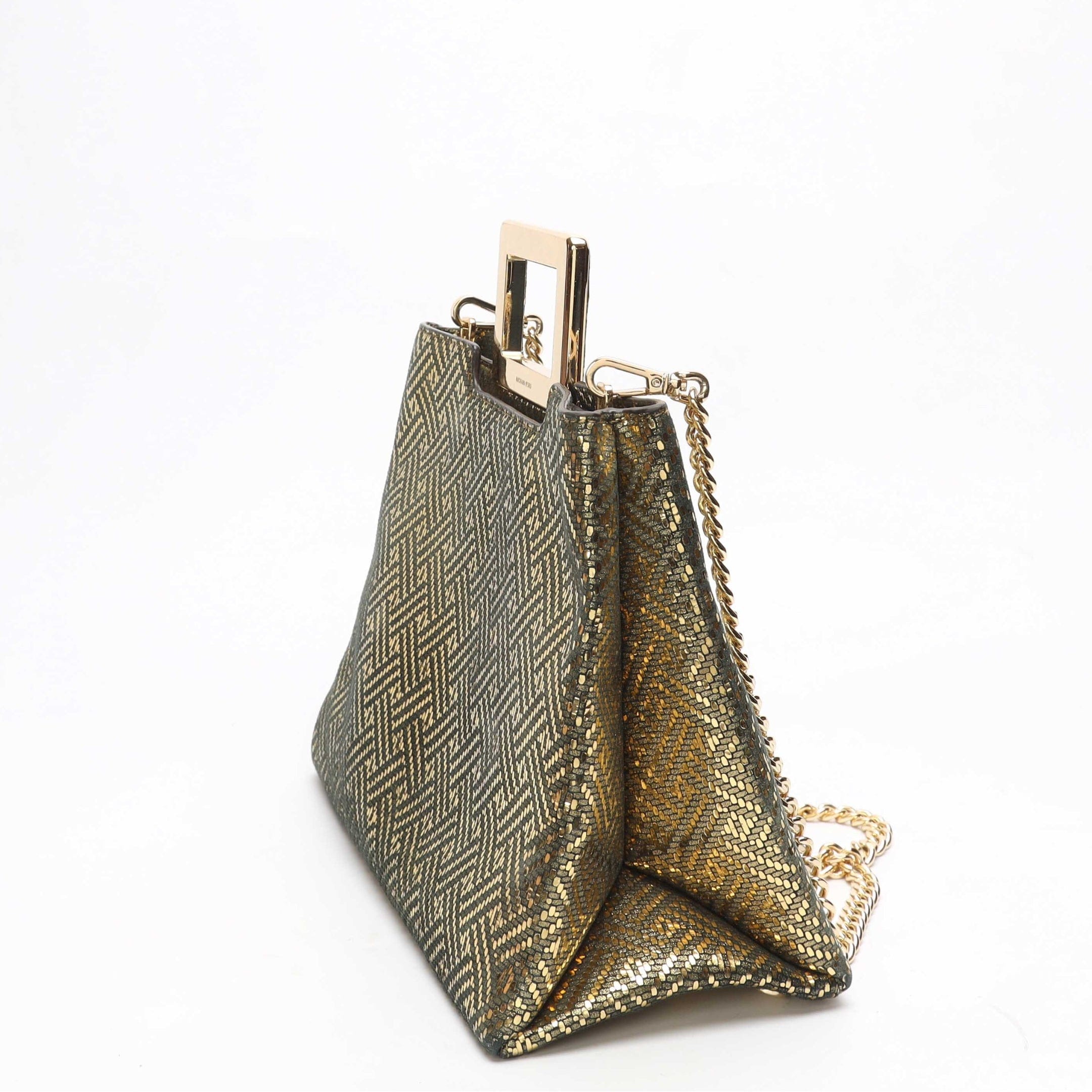 Michael Kors Kristen Gold Chain Crossbody Satchel