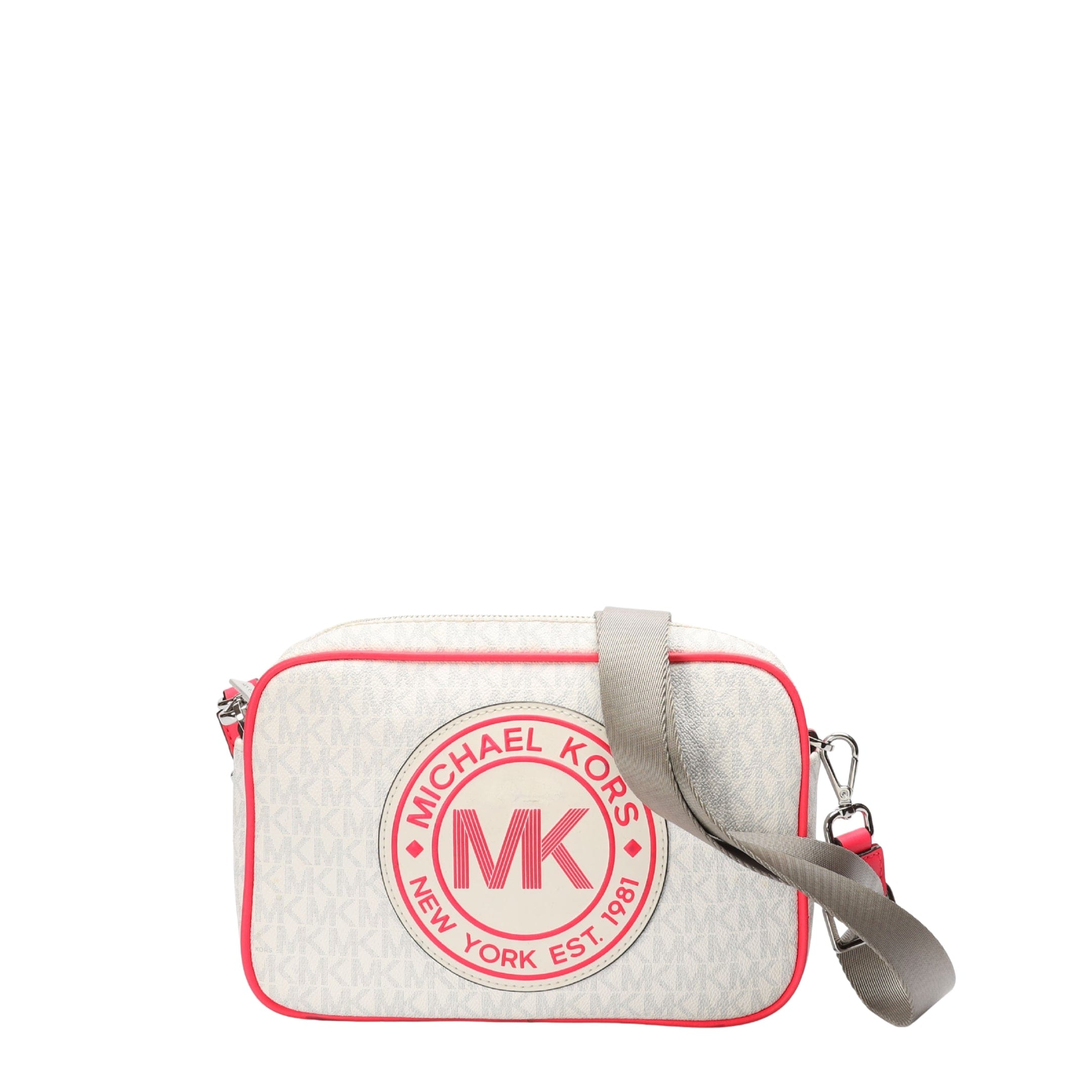 Michael Kors Fulton Sport Pink Logo Crossbody Bag