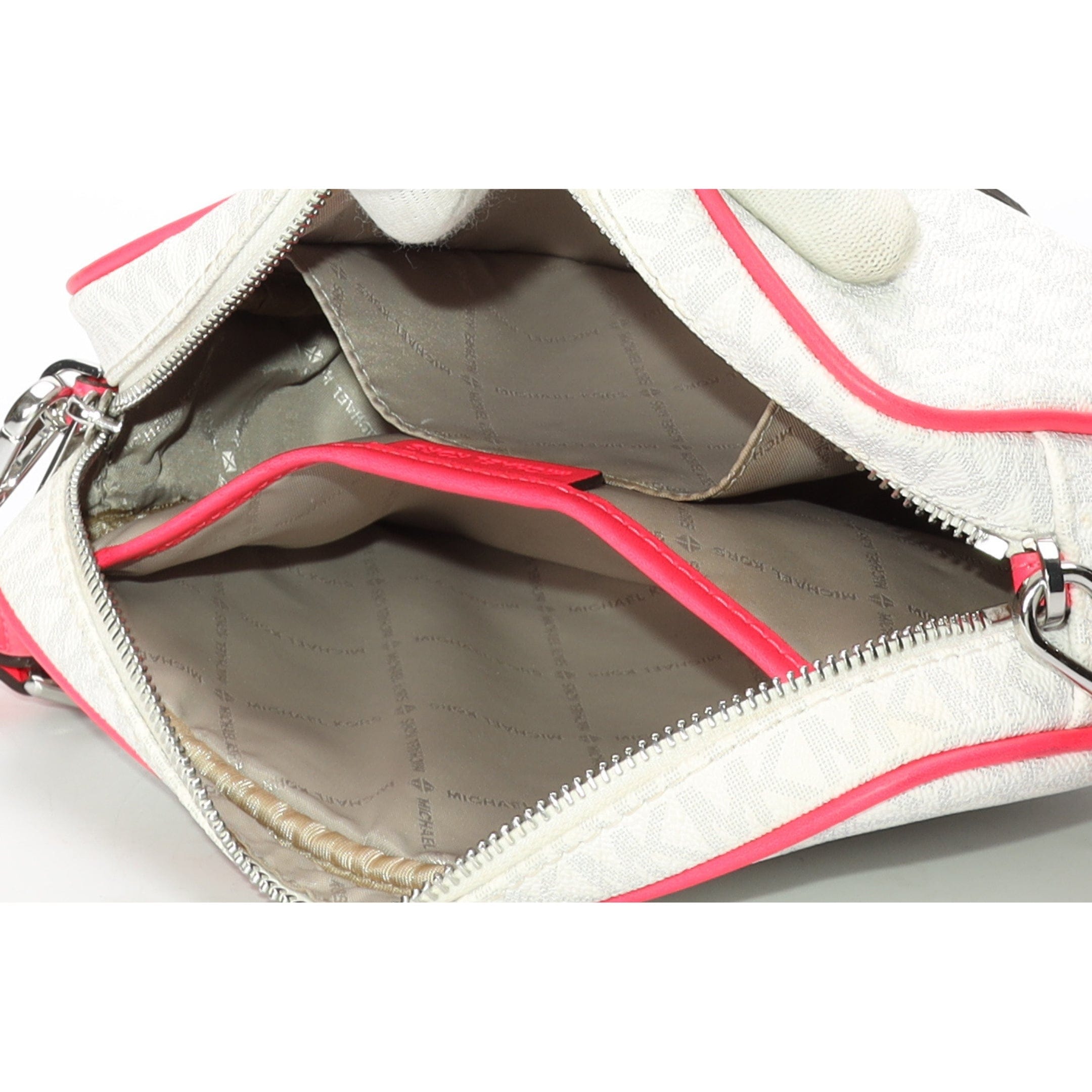 Michael Kors Fulton Sport Pink Logo Crossbody Bag