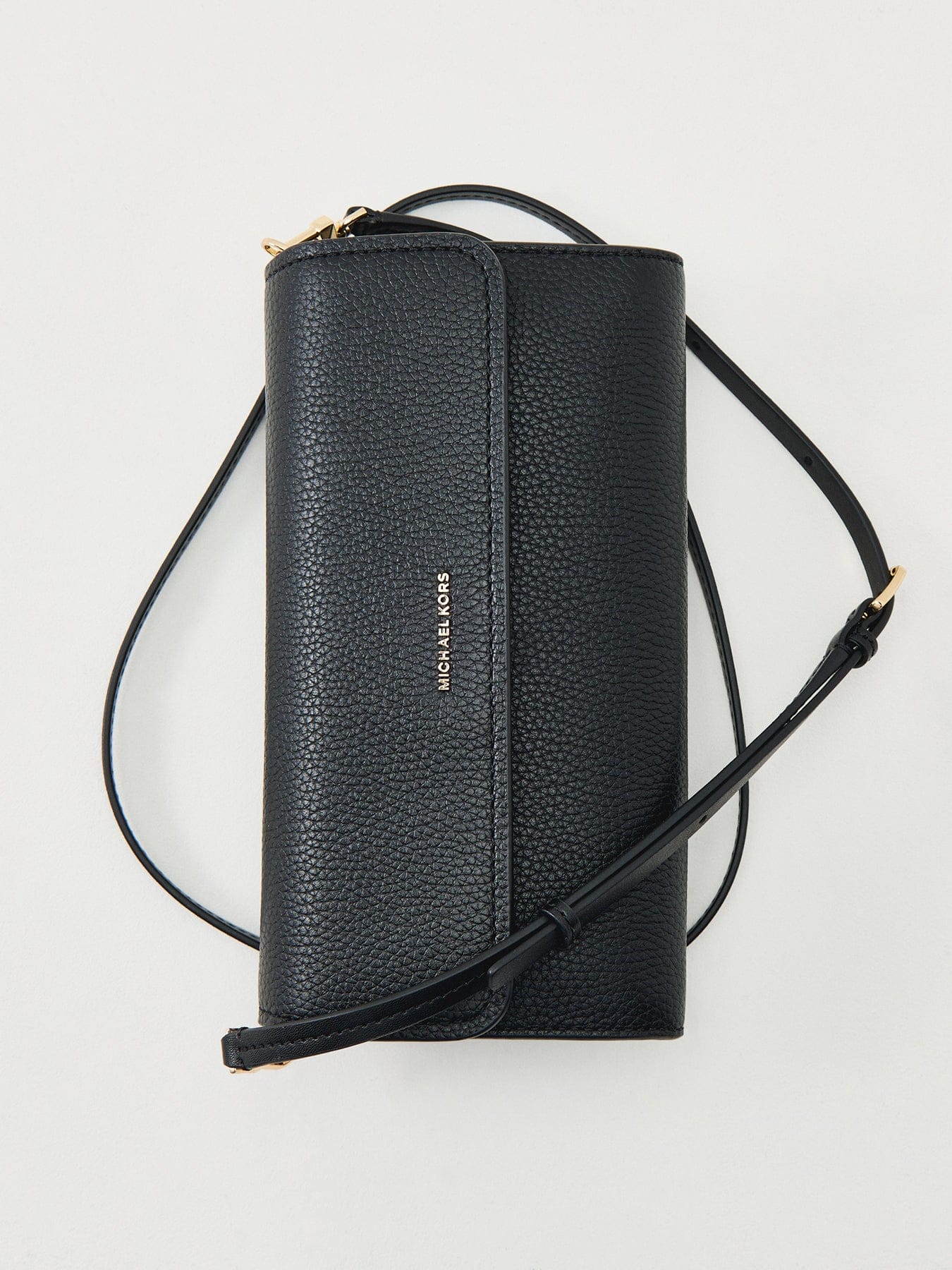 Michael Kors Jet Set Small Flap Crossbody Bag Black