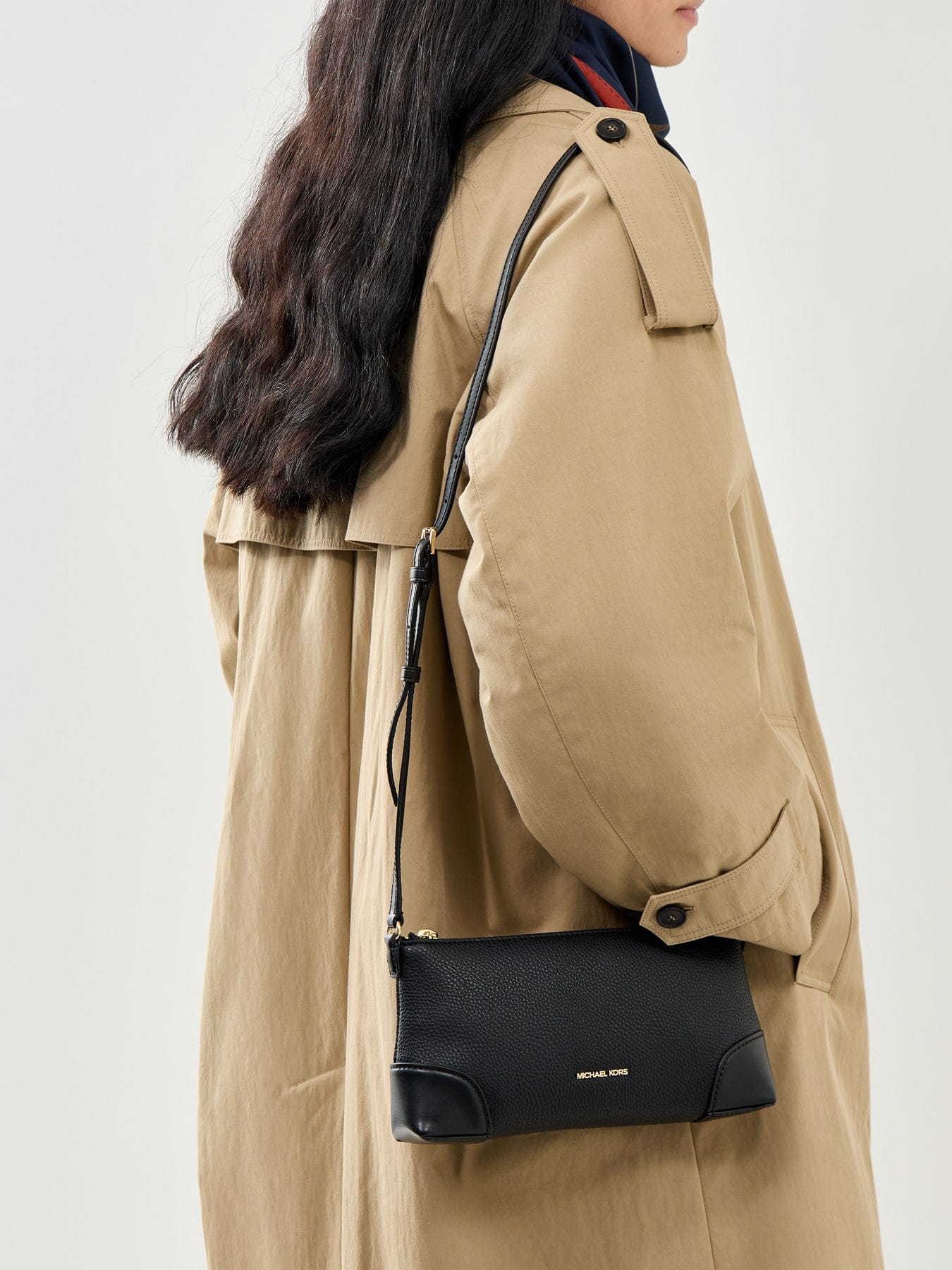 Michael Kors Murphy Small Zip Crossbody Bag Black