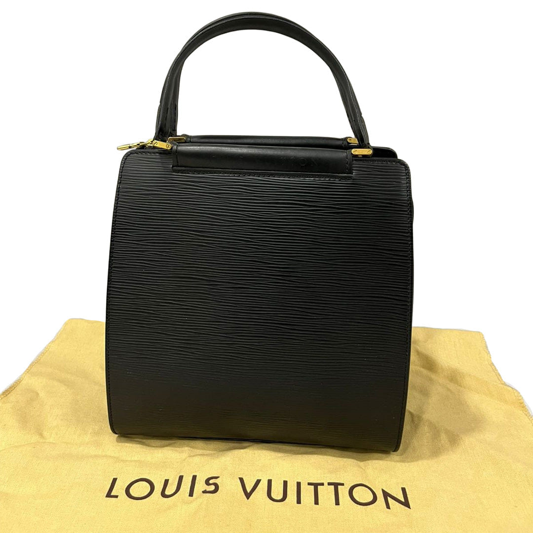 Louis Vuitton Black Epi Leather Madeleine Tote Bag