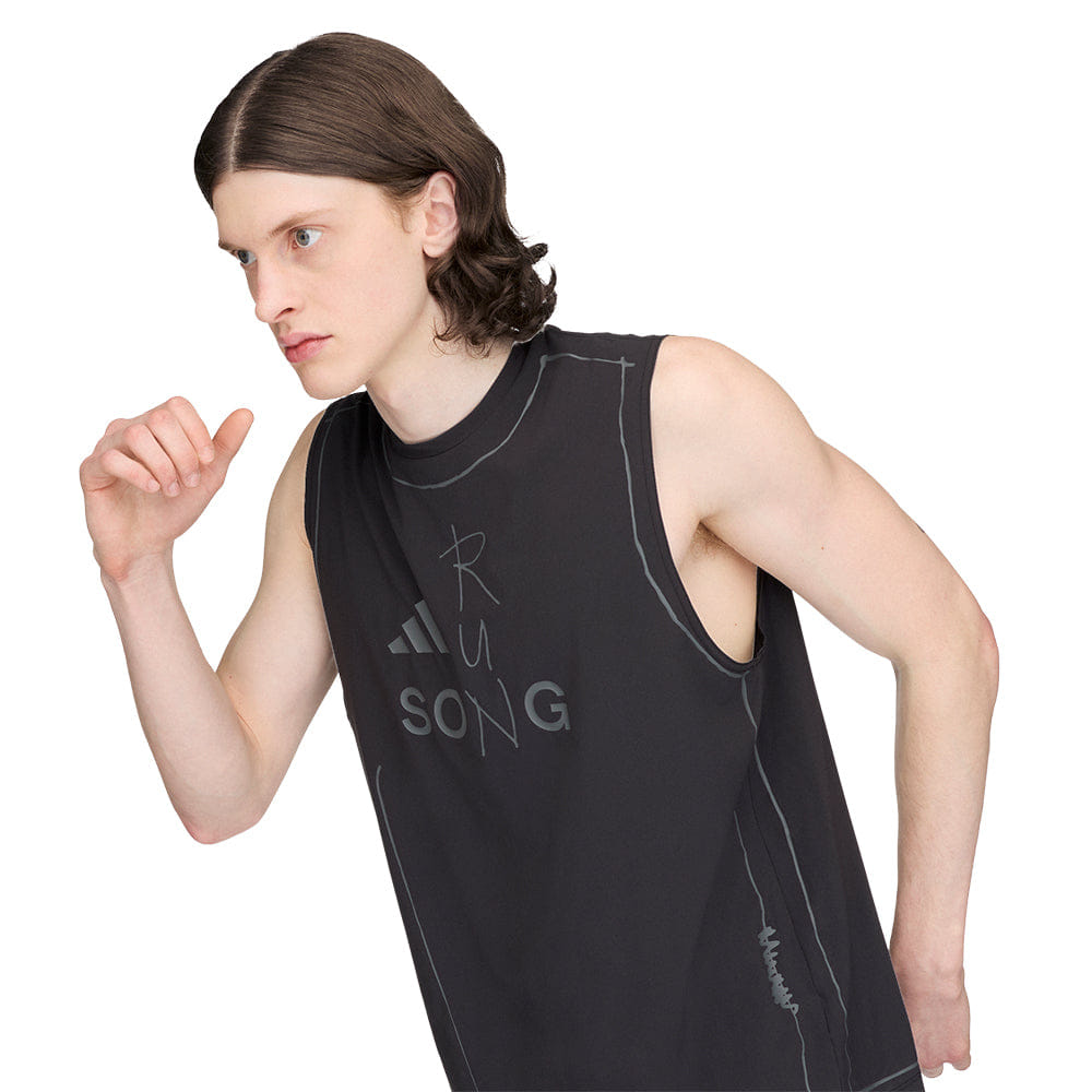 adidas ADI365 SFTM Running Tank - Black