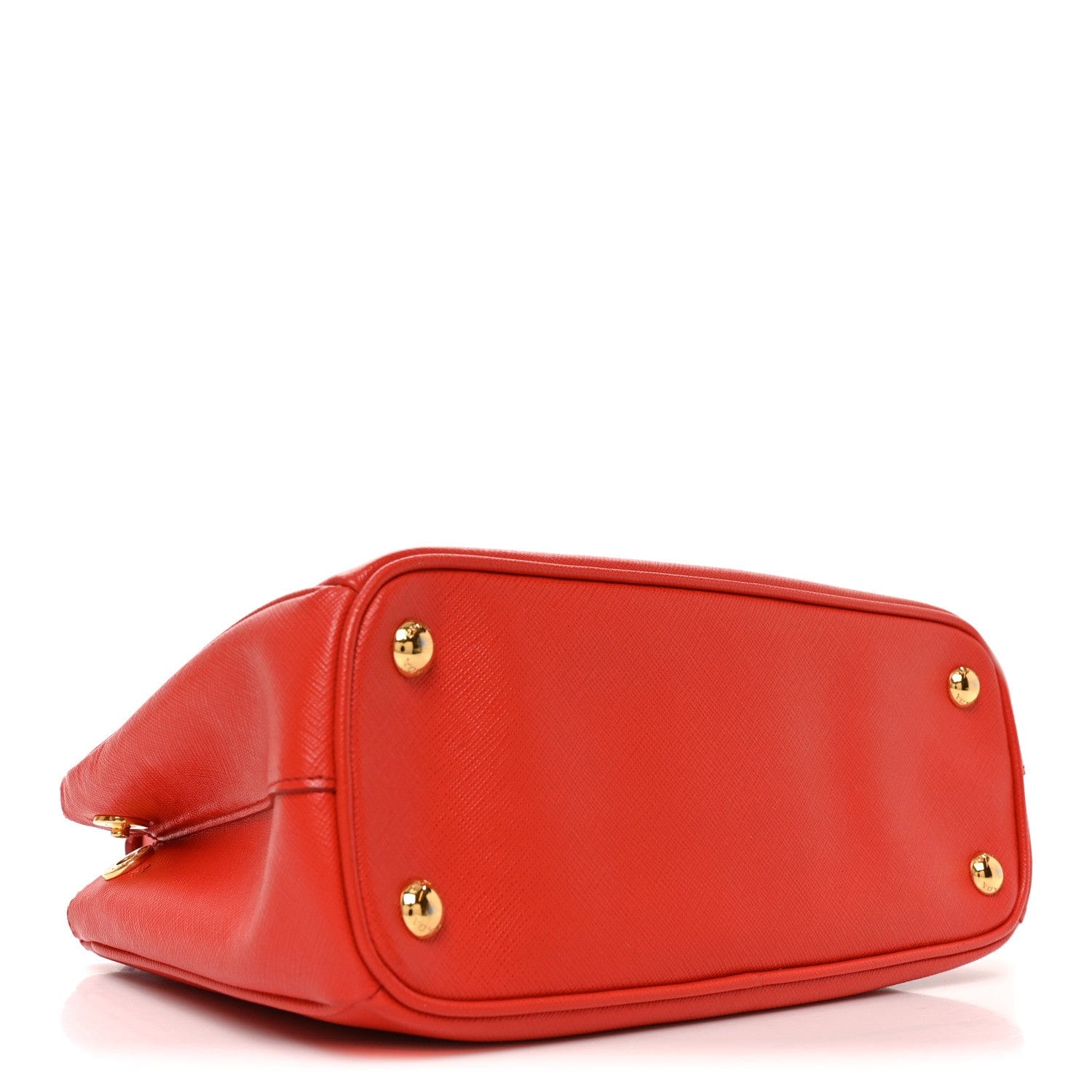 Prada Saffiano Mini Galleria Double Zip Tote Lacca
