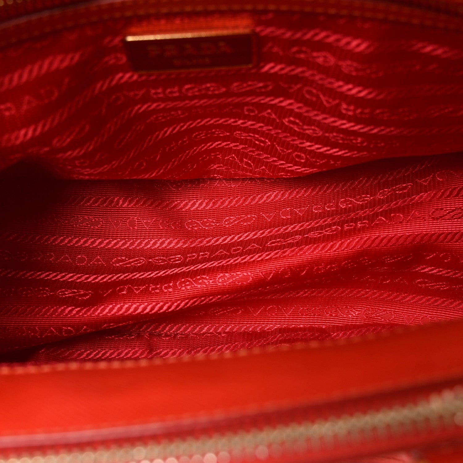 Prada Saffiano Mini Galleria Double Zip Tote Lacca