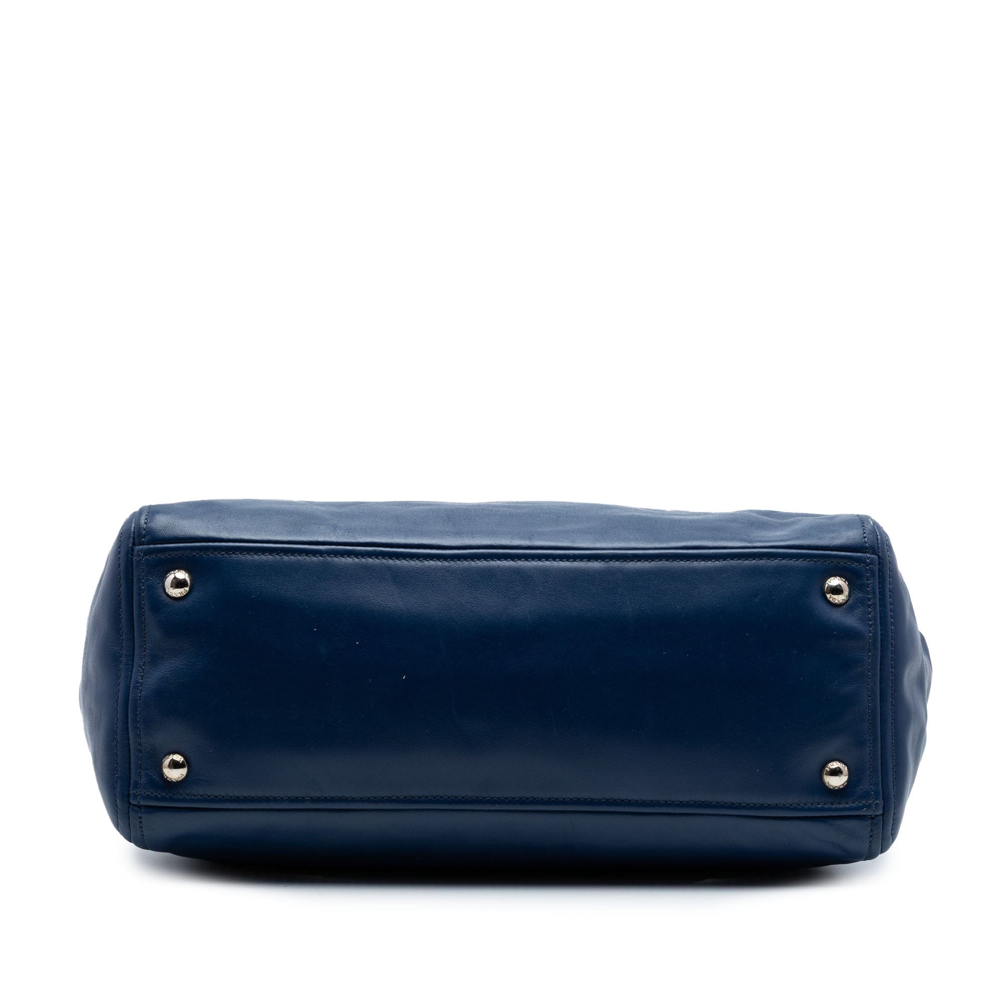 Prada Soft Calf Double Zip Convertible Tote