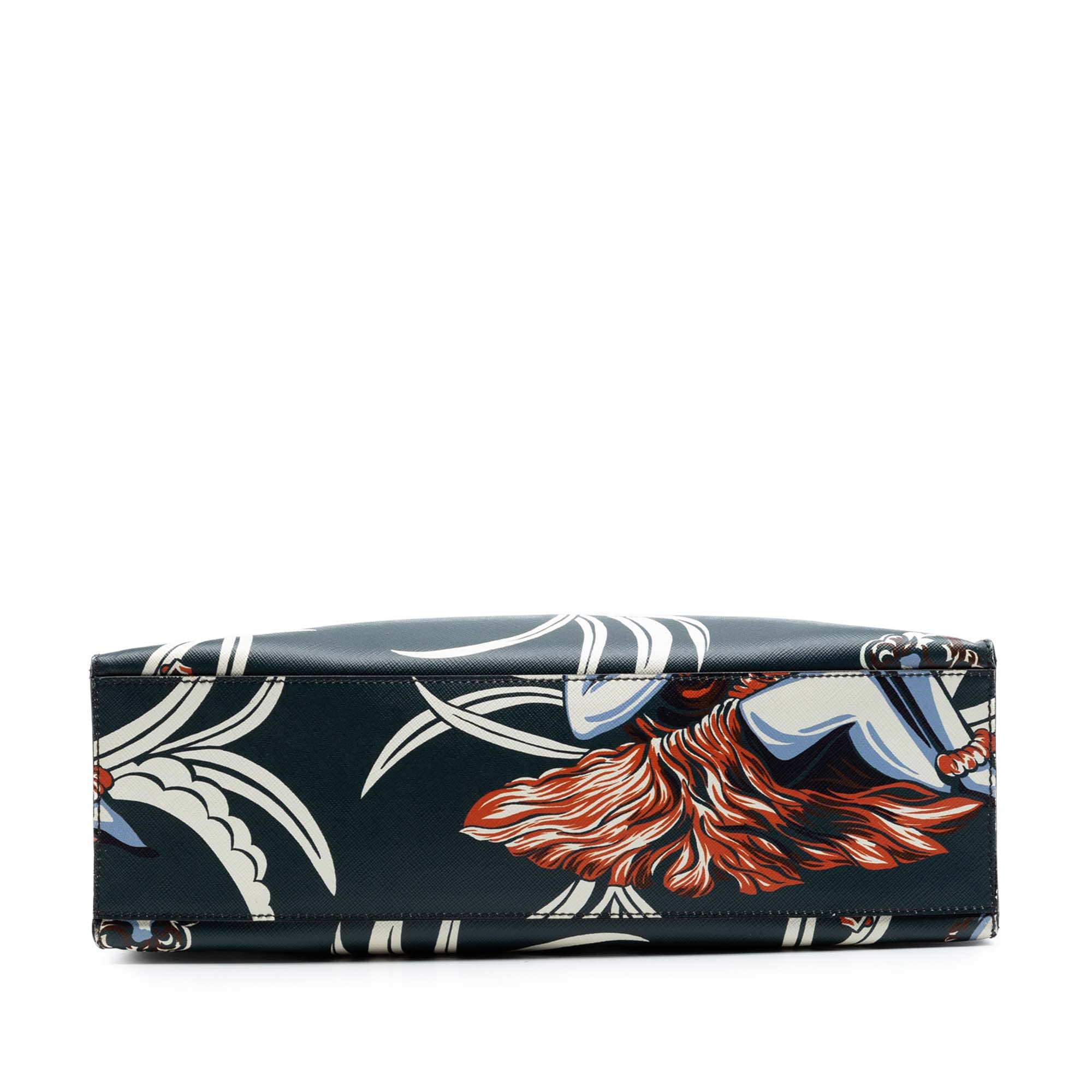 Prada Saffiano Hawaiian Print Tote