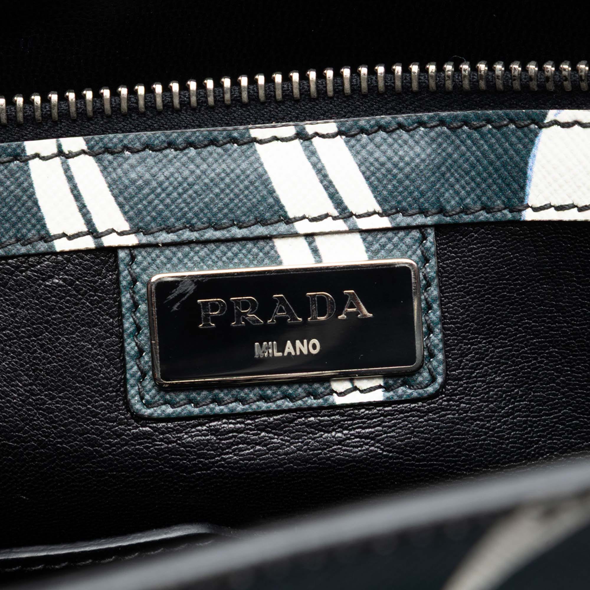 Prada Saffiano Hawaiian Print Tote