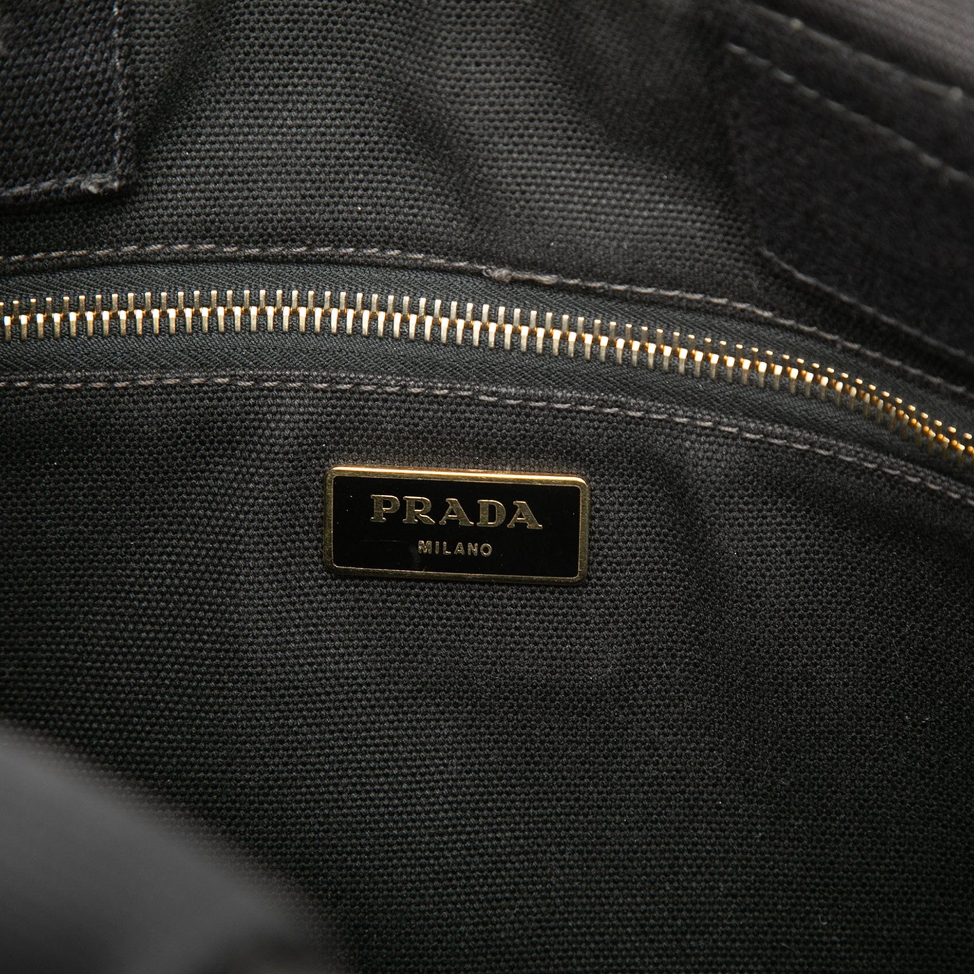 Prada Canvas Canapa Logo Tote