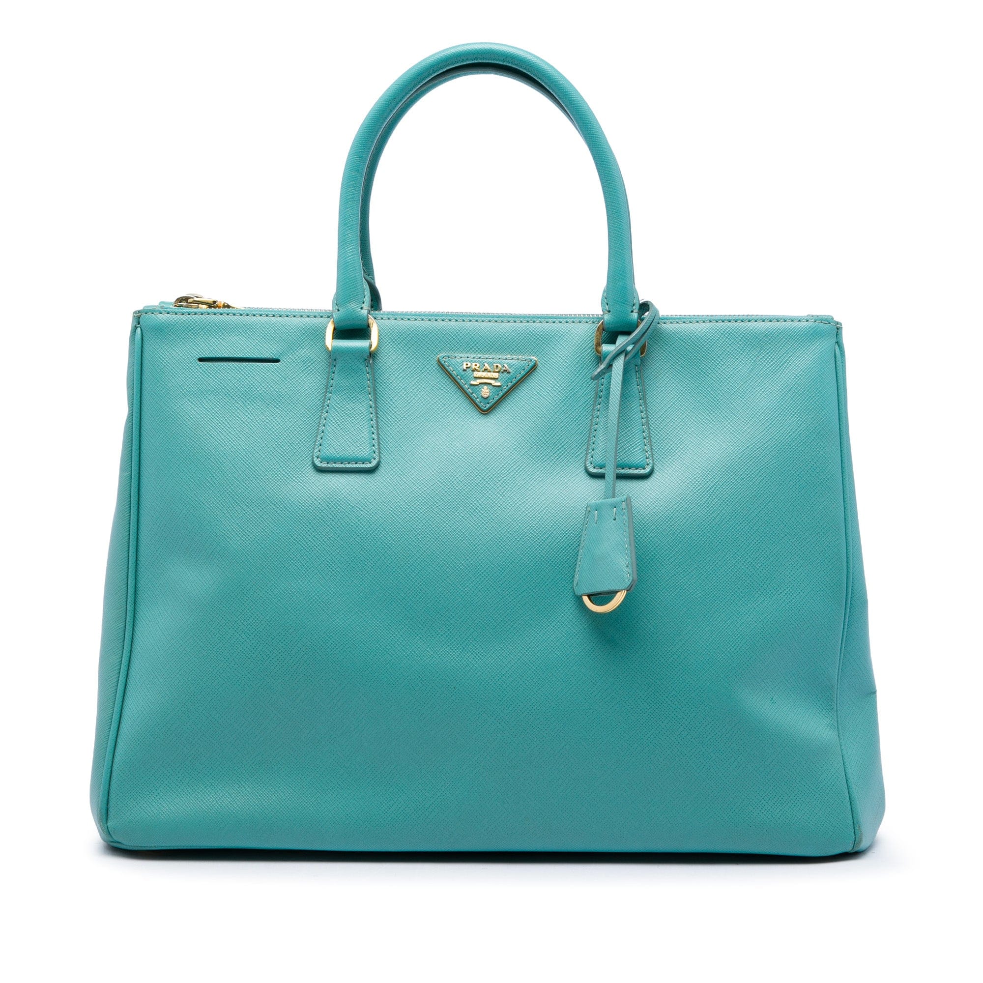 Prada Large Saffiano Lux Galleria Double Zip Tote