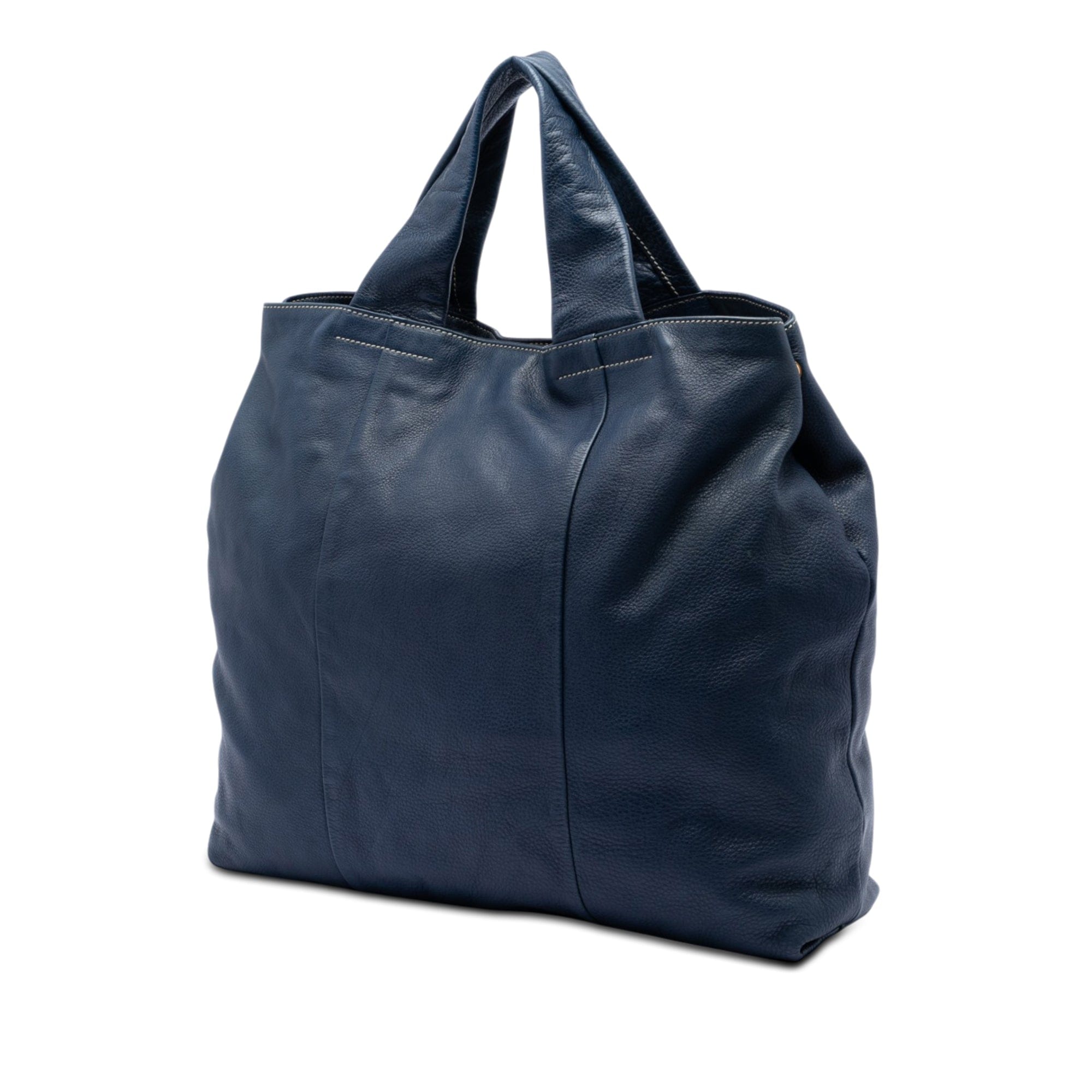 Prada Vitello Daino Shopper Tote