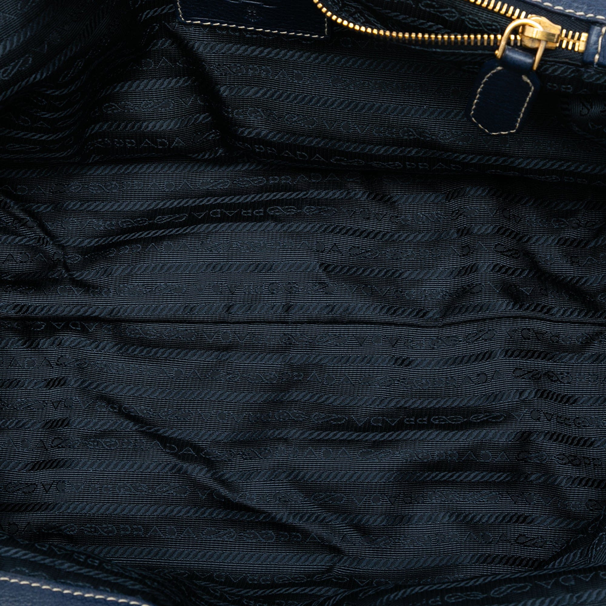 Prada Vitello Daino Shopper Tote