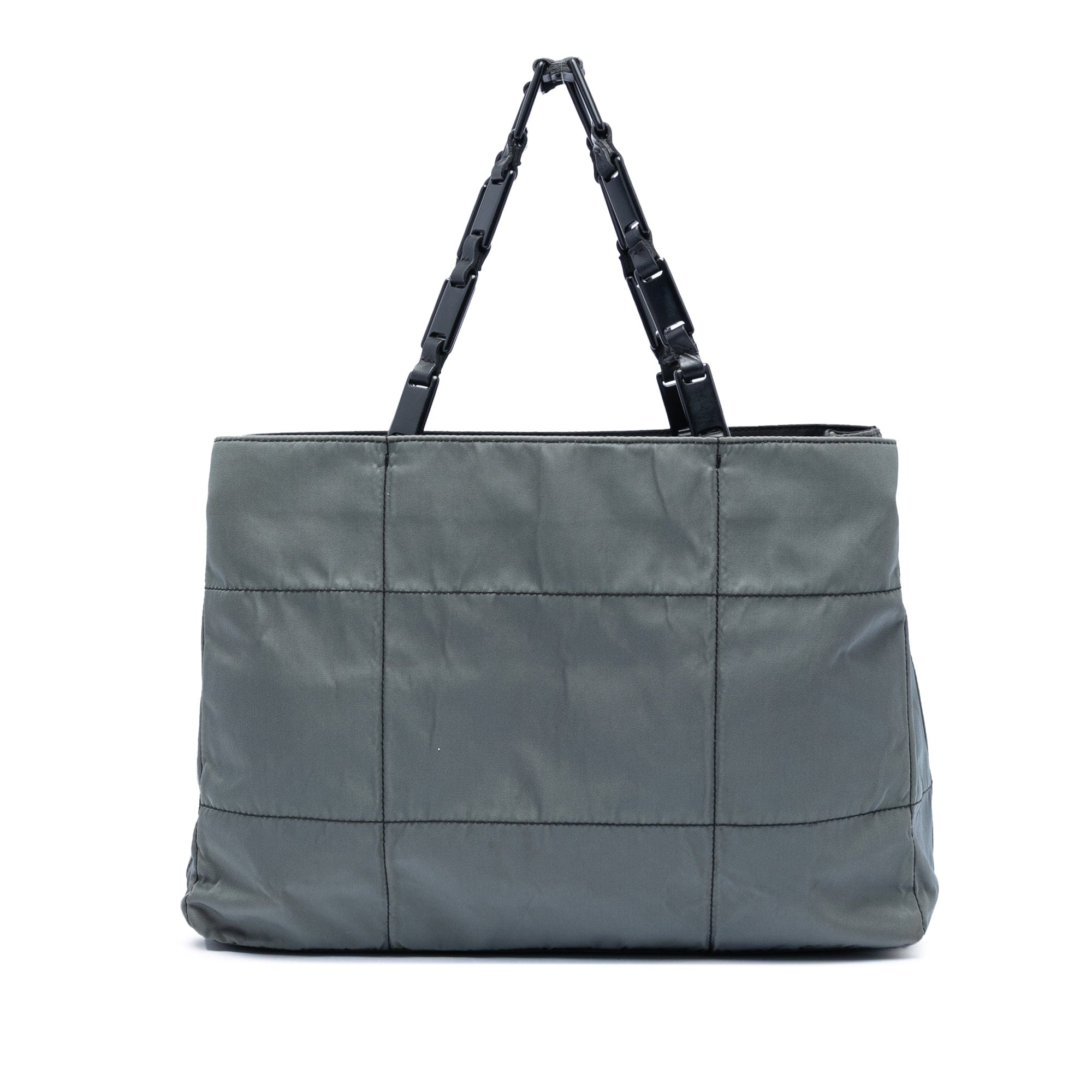 Prada Impuntu Tessuto Chain Tote