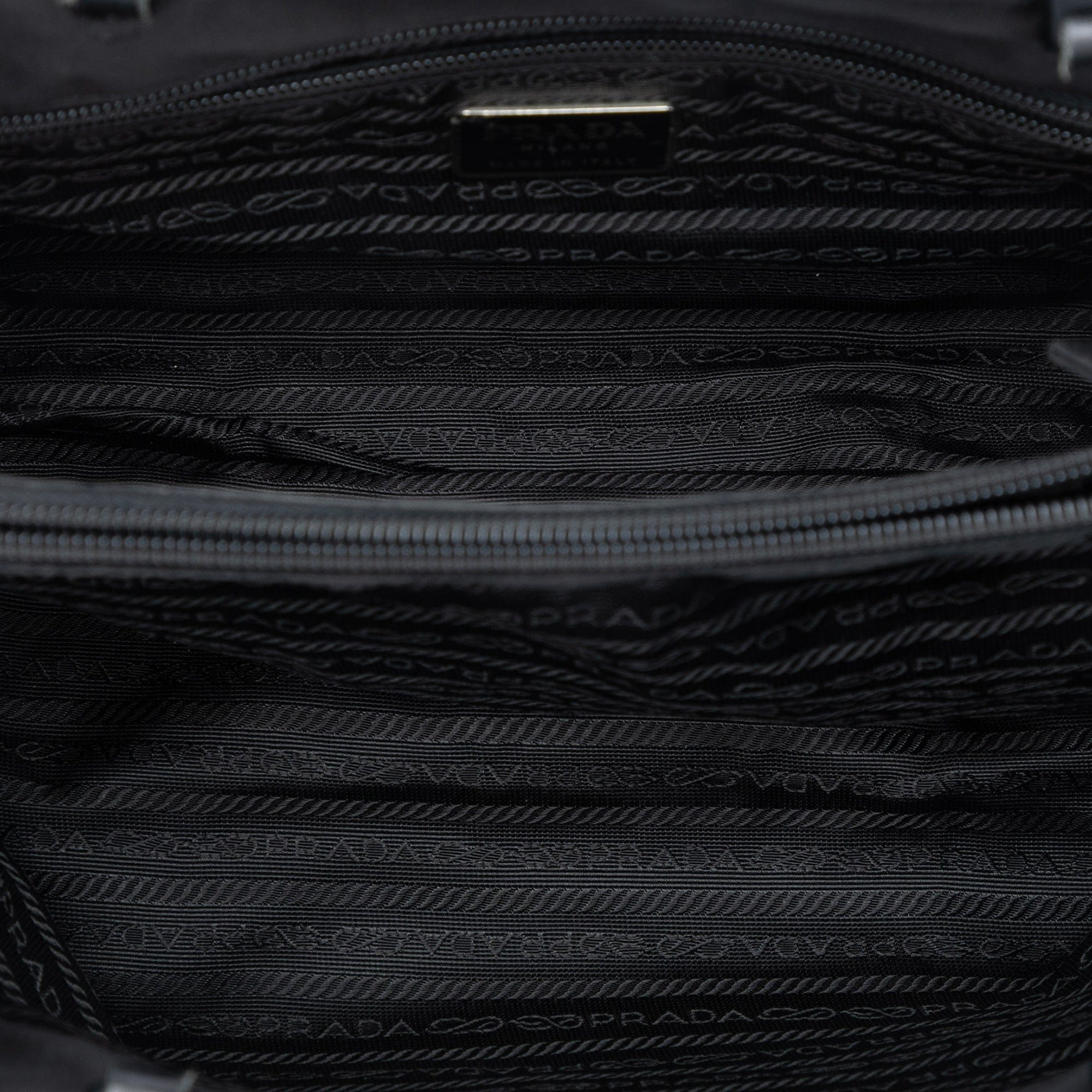 Prada Impuntu Tessuto Chain Tote