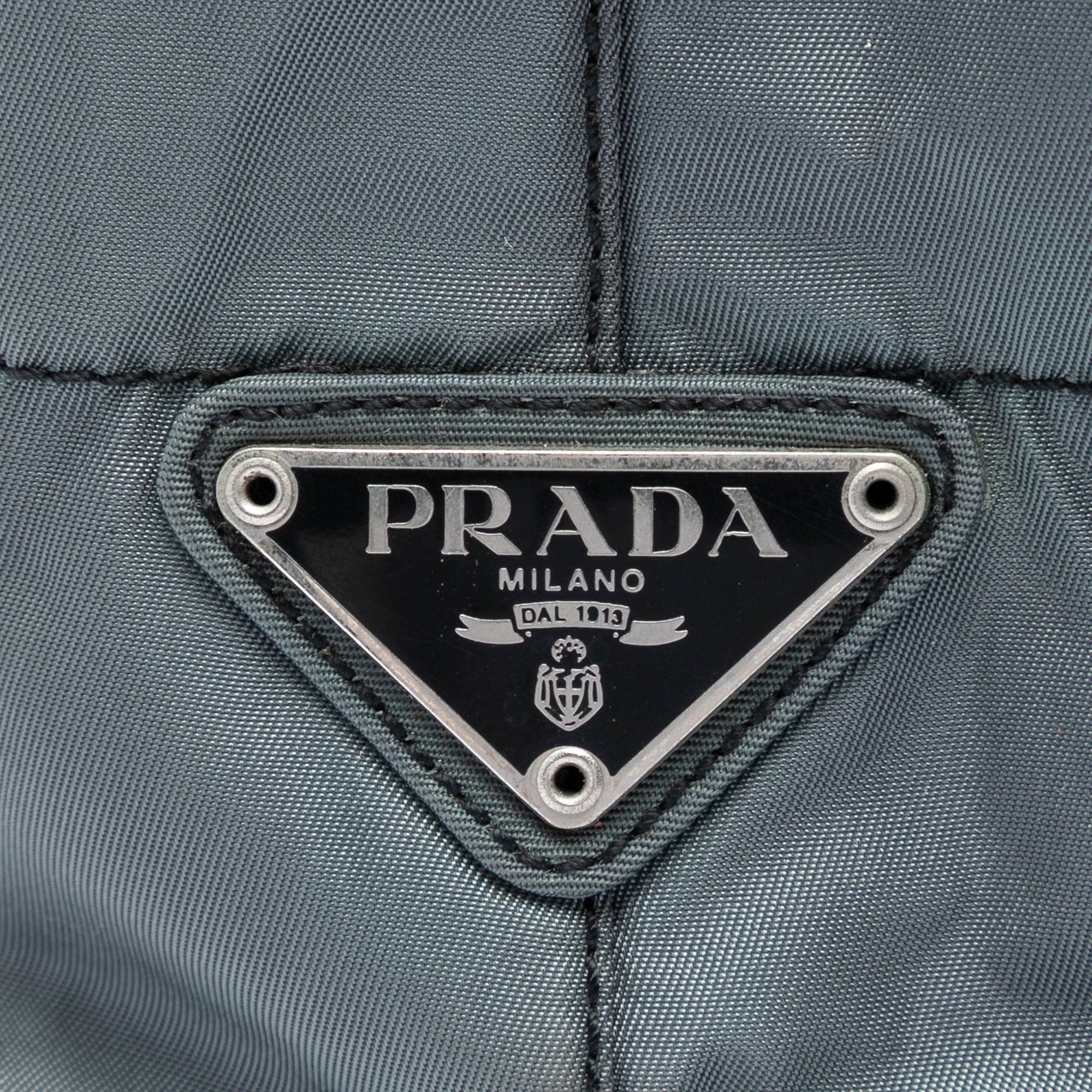 Prada Impuntu Tessuto Chain Tote
