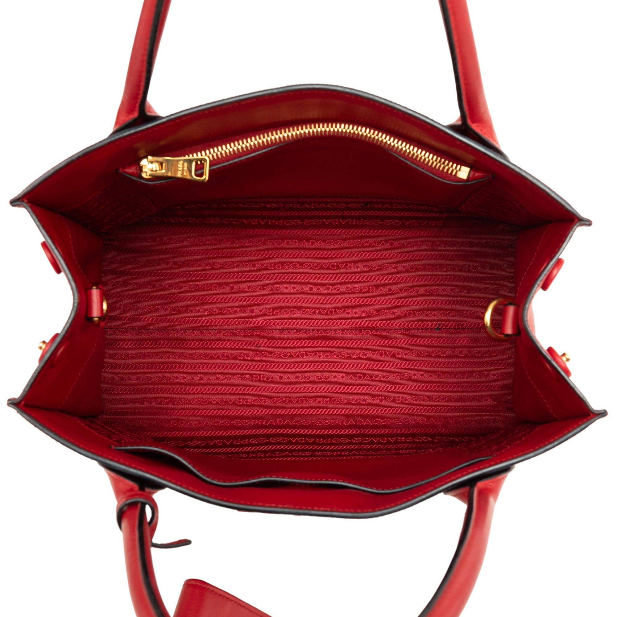 Prada Medium Saffiano Cuir Monochrome Top Handle Tote