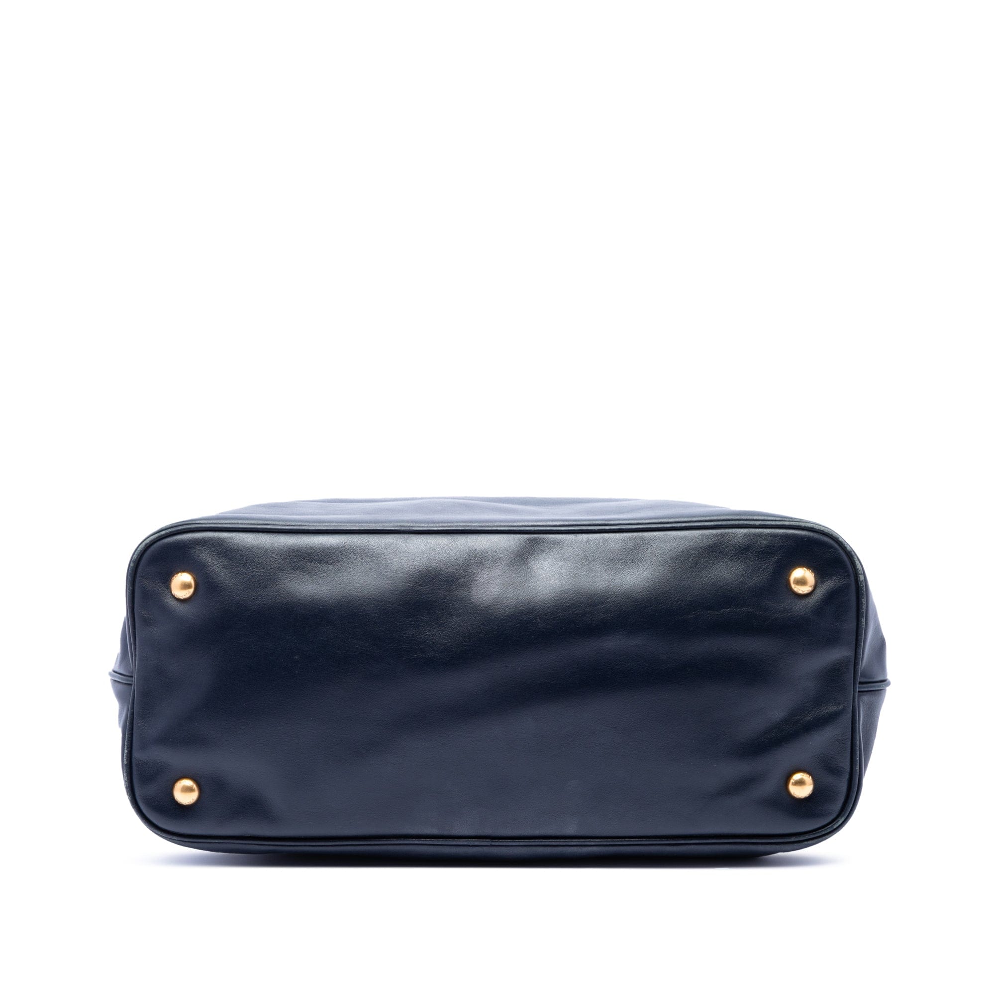 Prada Soft Calfskin Open Convertible Shopping Tote